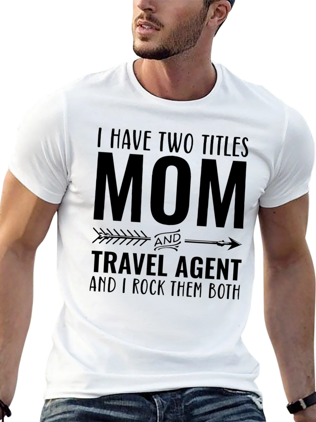 Mom & Travel Agent T-Shirt: I Rock Them Both!