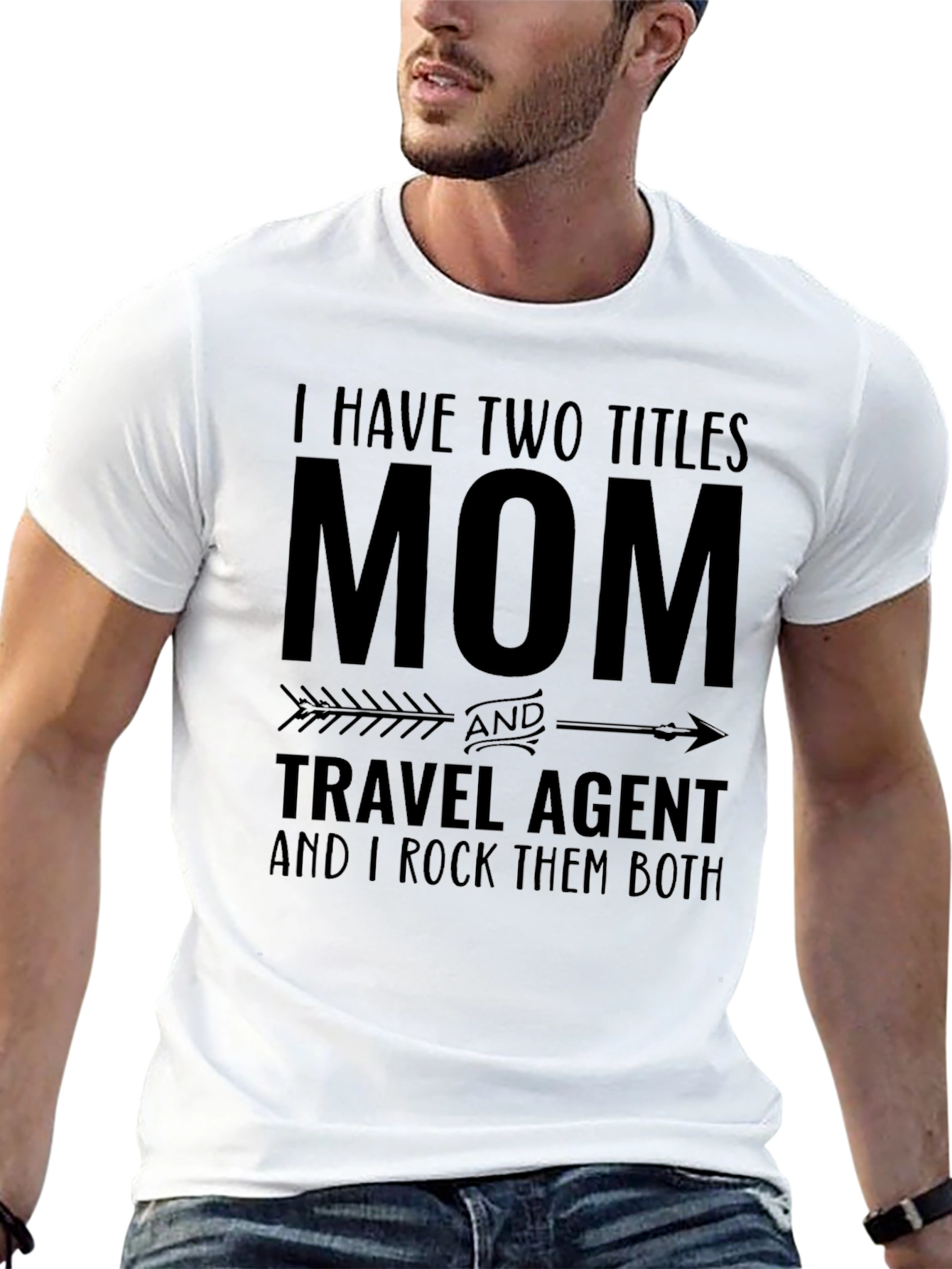 Mom & Travel Agent T-Shirt: I Rock Them Both!
