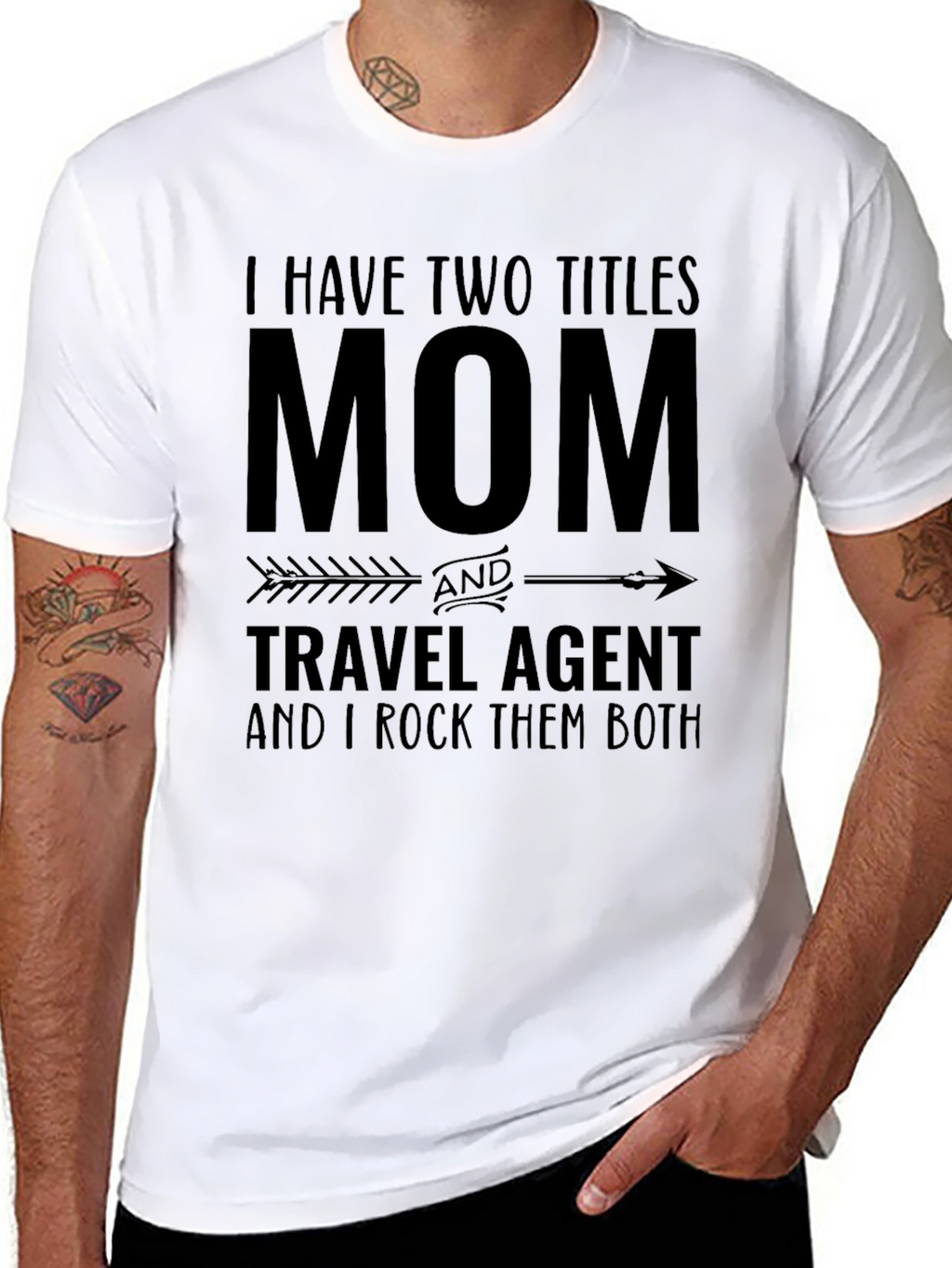 Mom & Travel Agent T-Shirt: I Rock Them Both!