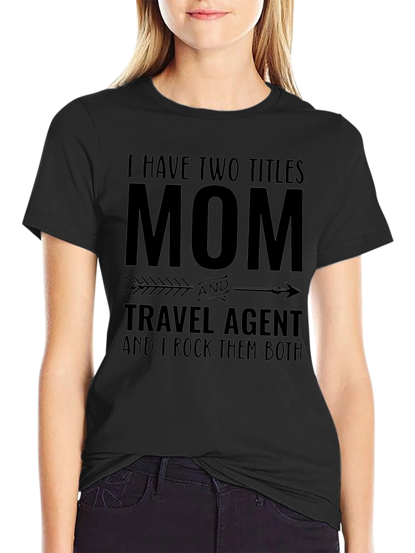 Mom & Travel Agent T-Shirt: I Rock Them Both!