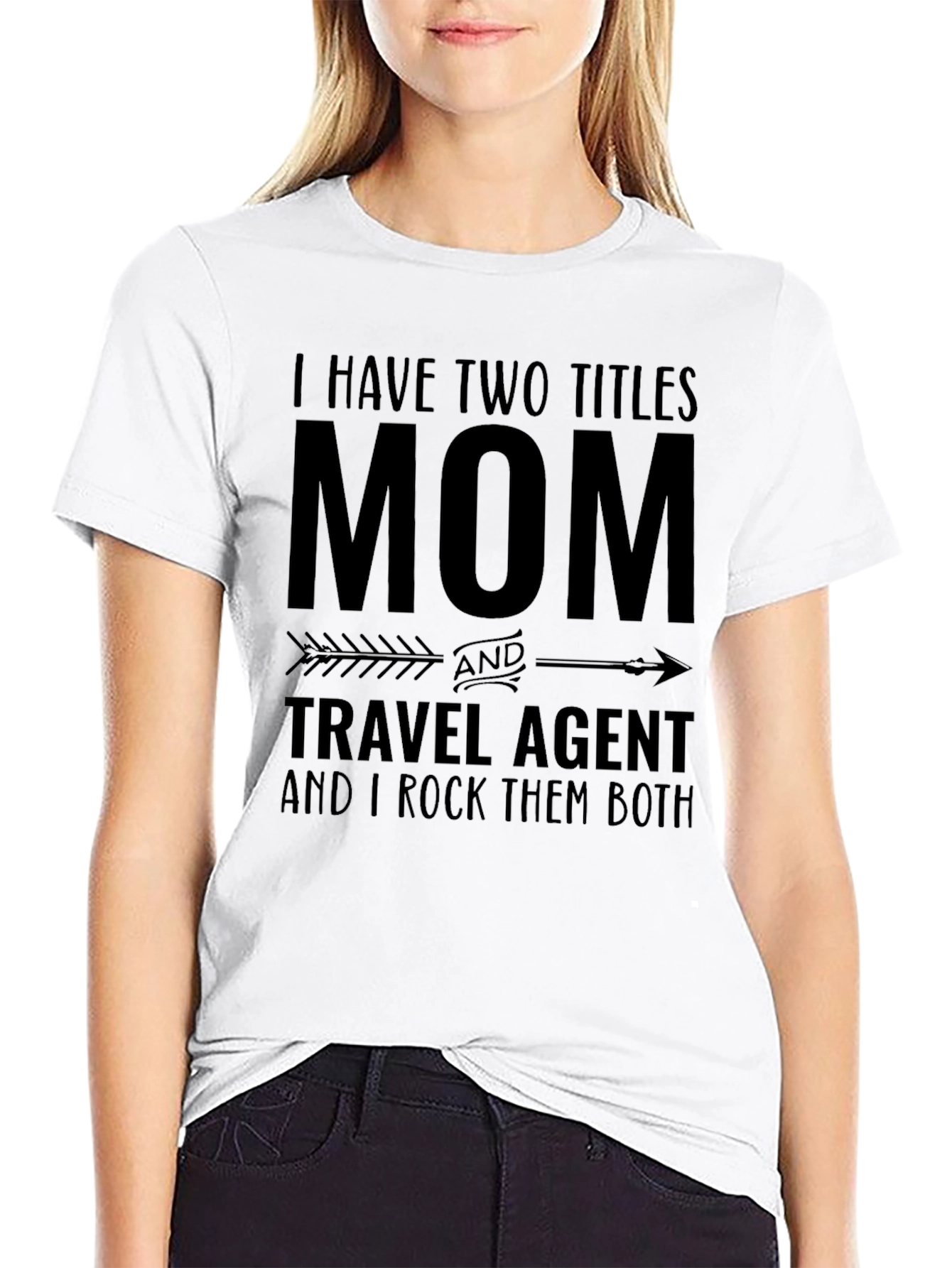 Mom & Travel Agent T-Shirt: I Rock Them Both!