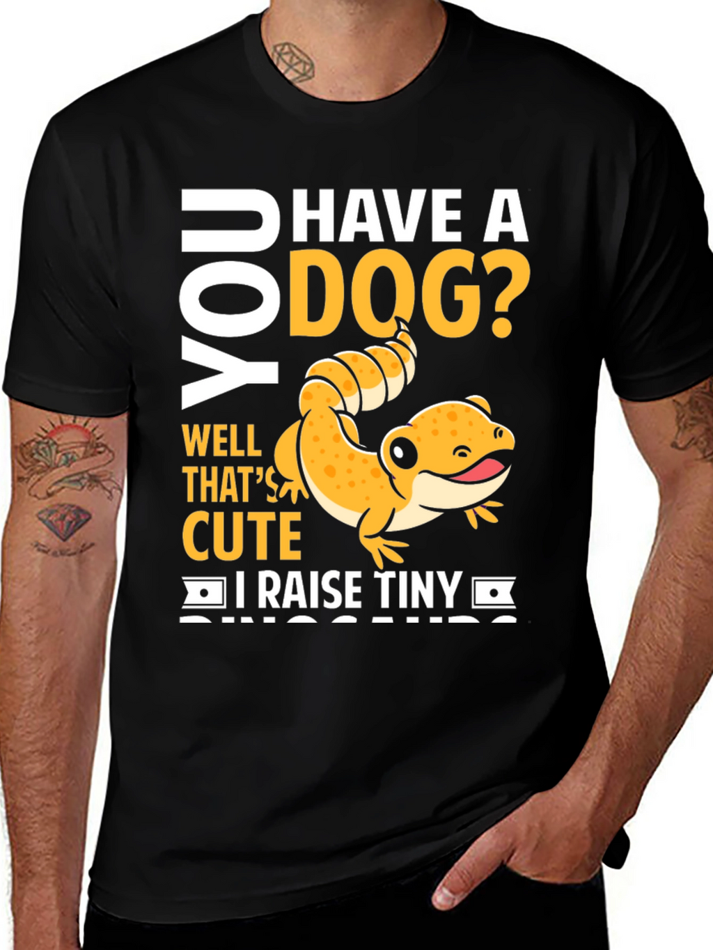 Funny Reptile Lover T-Shirt - I Raise Tiny Dinosaurs!