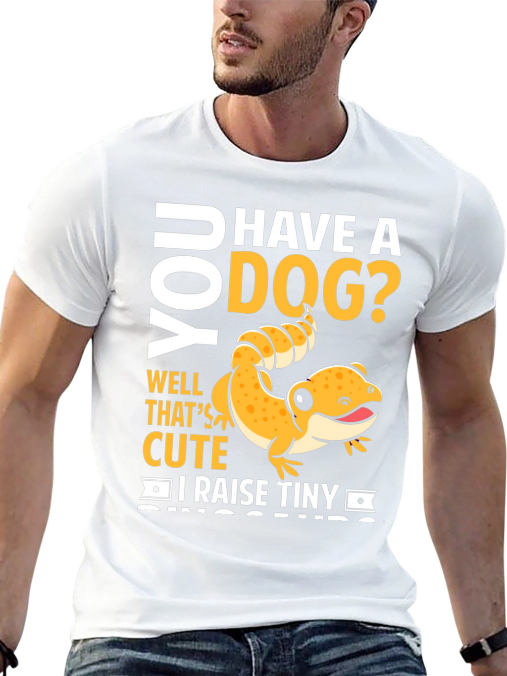 Funny Reptile Lover T-Shirt - I Raise Tiny Dinosaurs!