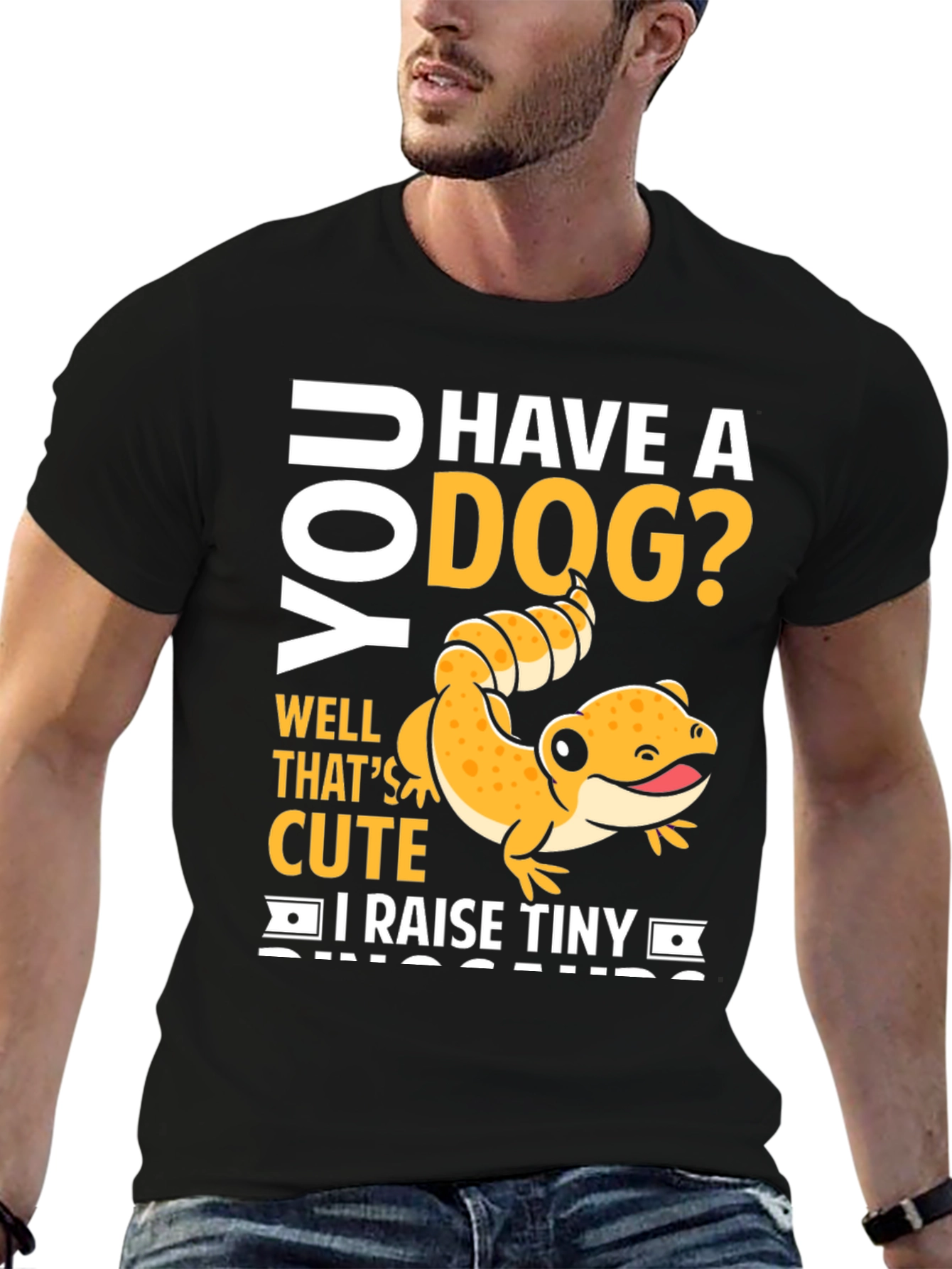 Funny Reptile Lover T-Shirt - I Raise Tiny Dinosaurs!