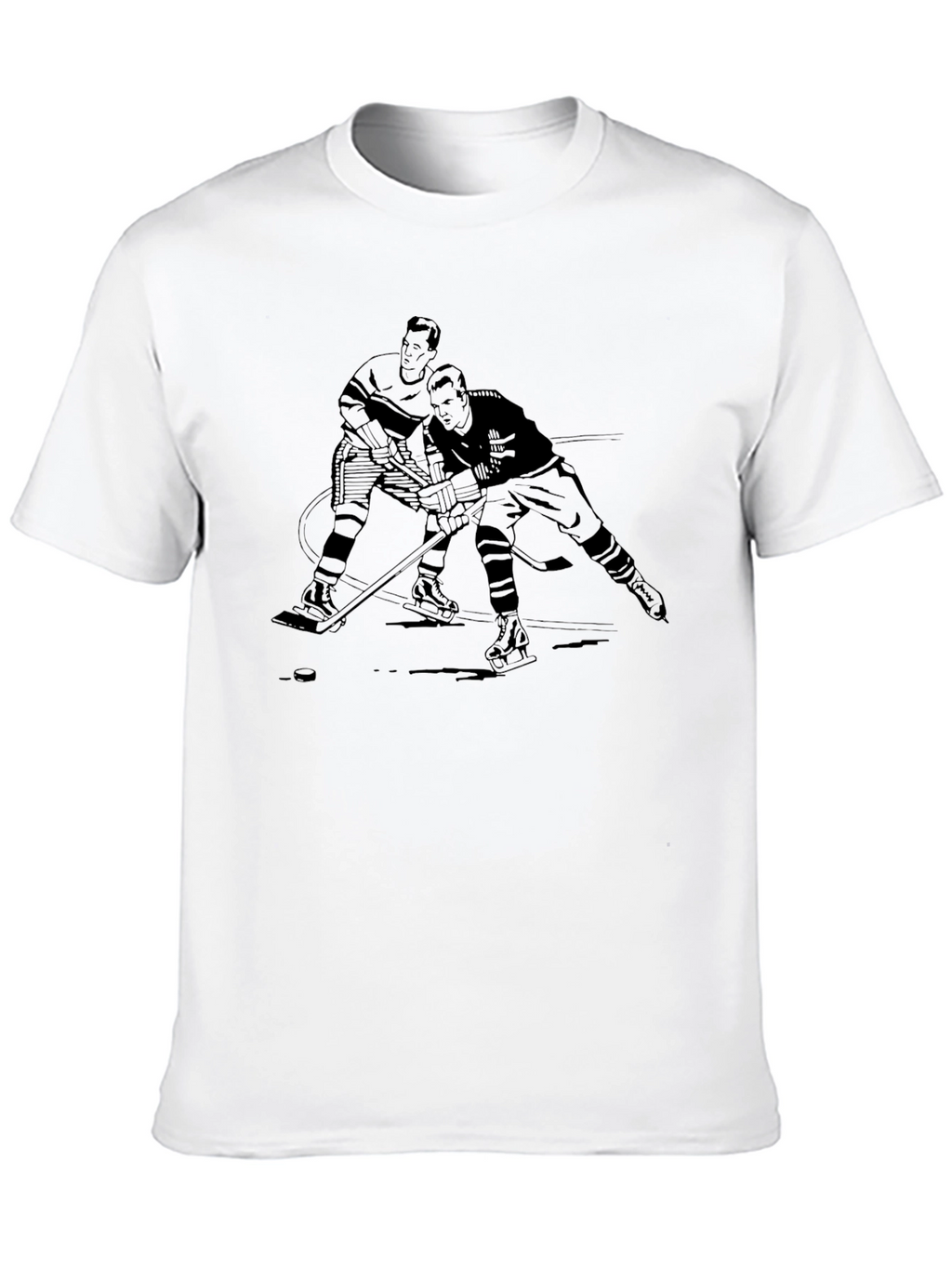 Hockey Players Graphic T-Shirt
