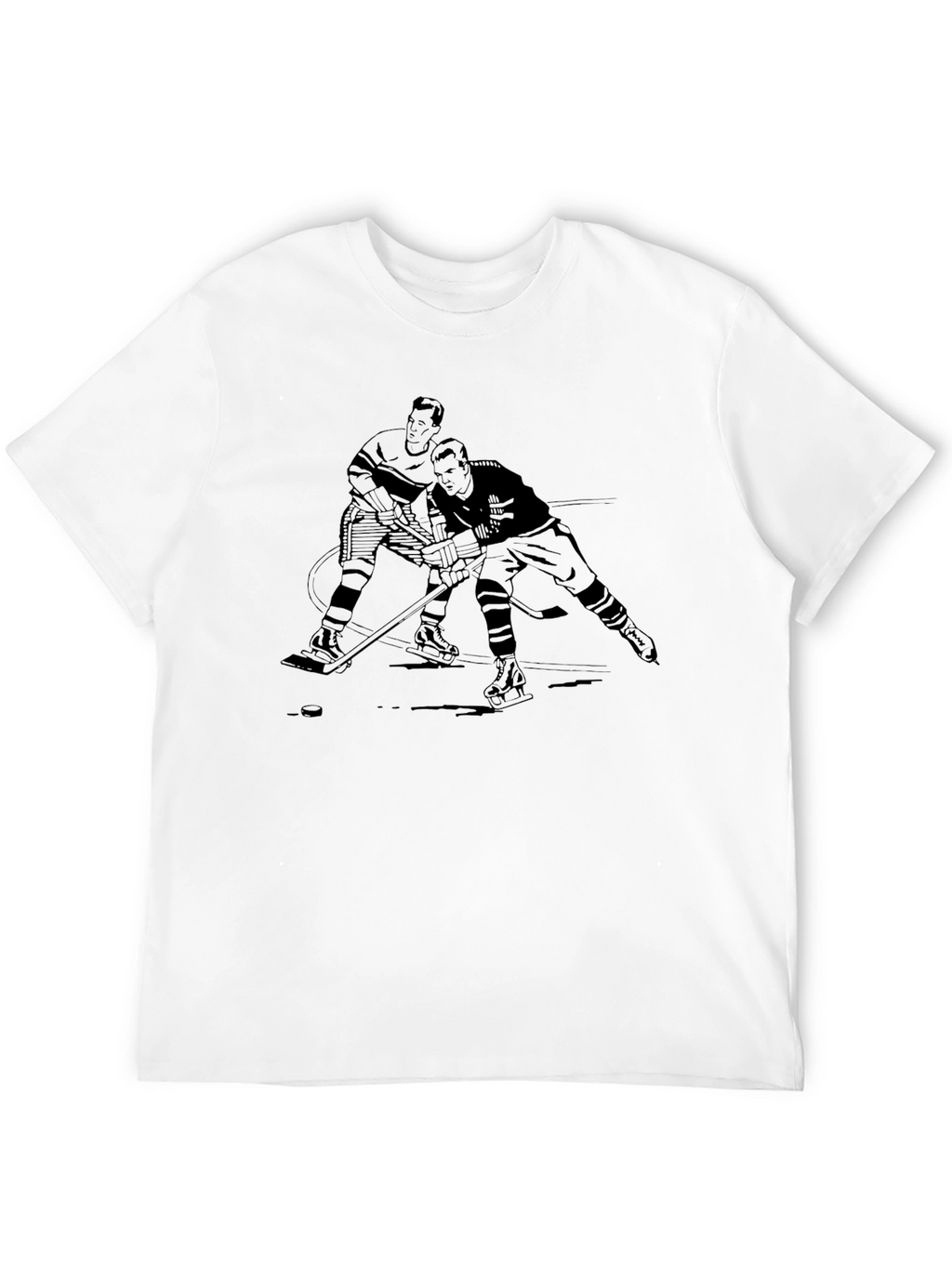 Hockey Players Graphic T-Shirt