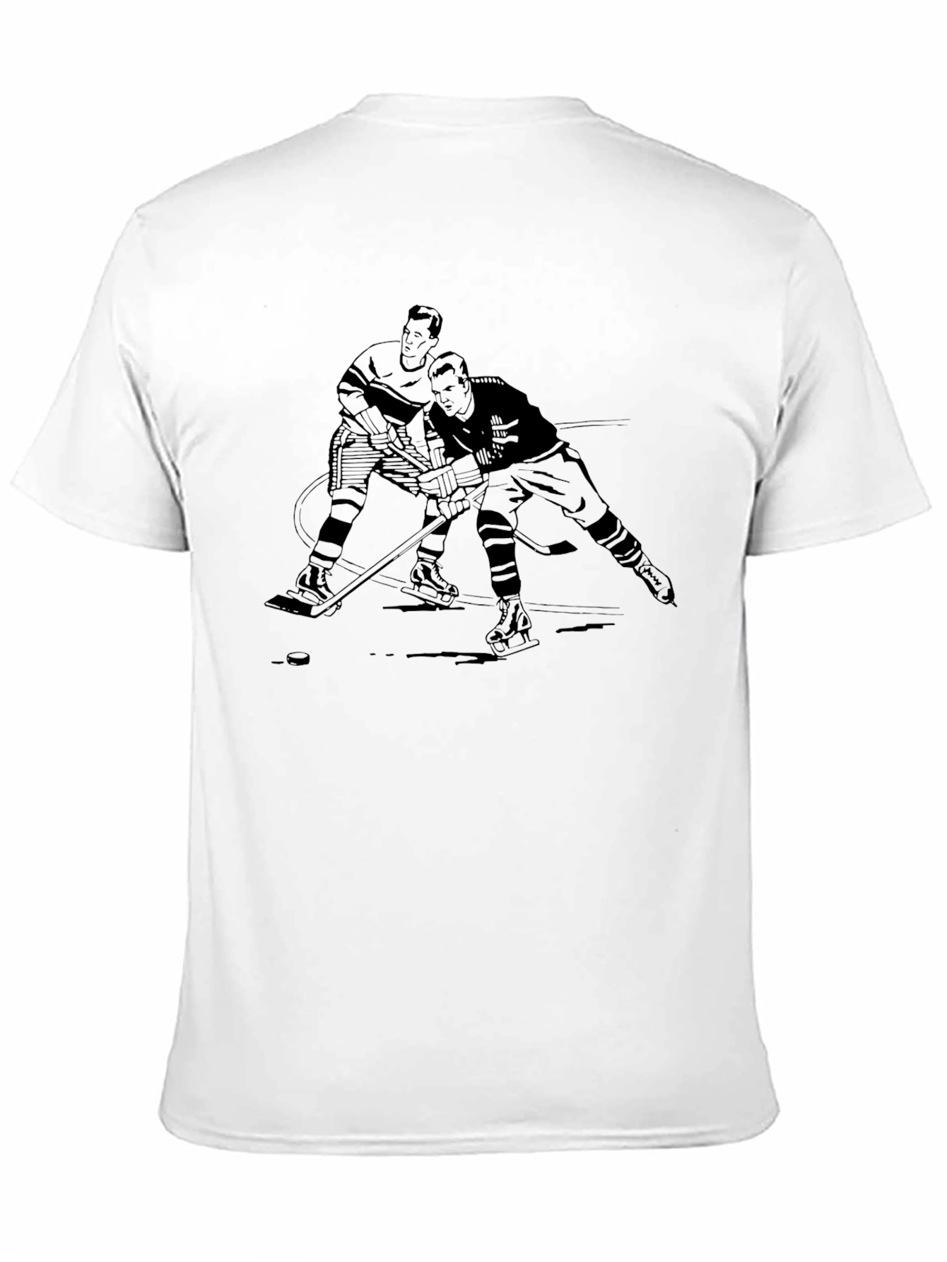 Hockey Players Graphic T-Shirt