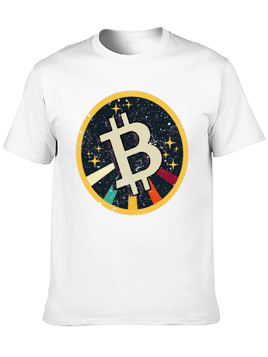 Bitcoin Retro Graphic Tee - Crypto Currency T-Shirt