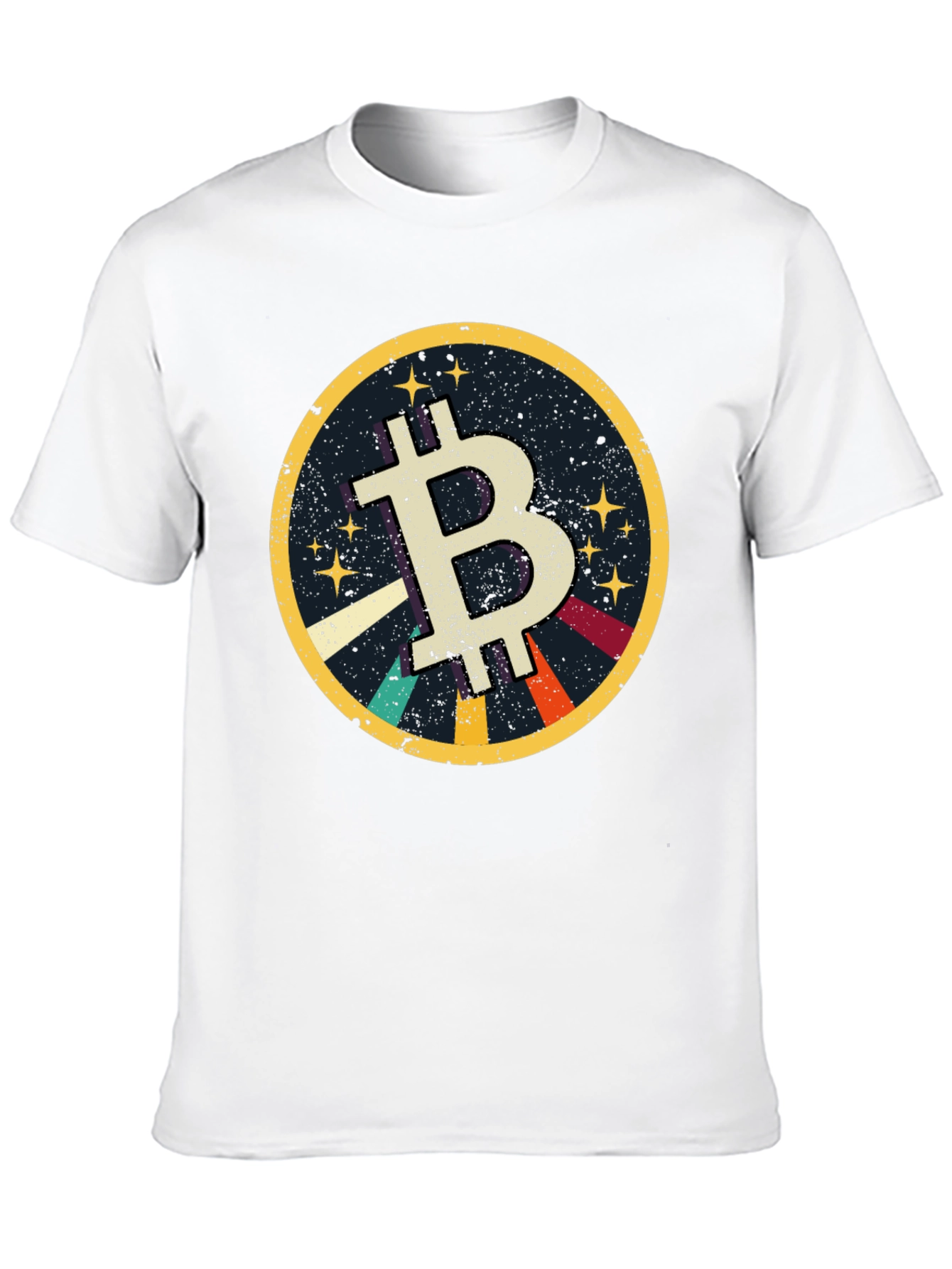 Bitcoin Retro Graphic Tee - Crypto Currency T-Shirt
