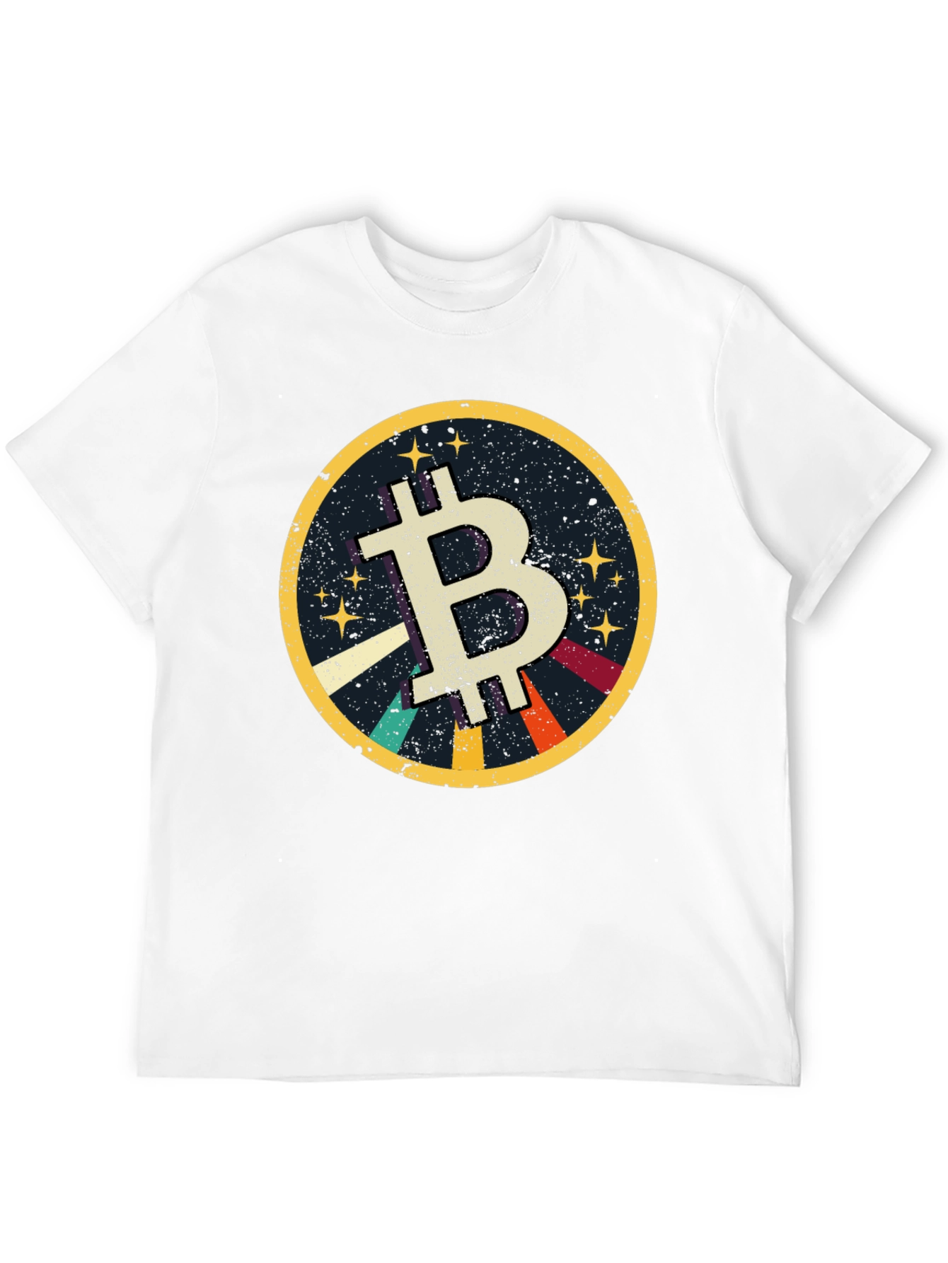 Bitcoin Retro Graphic Tee - Crypto Currency T-Shirt