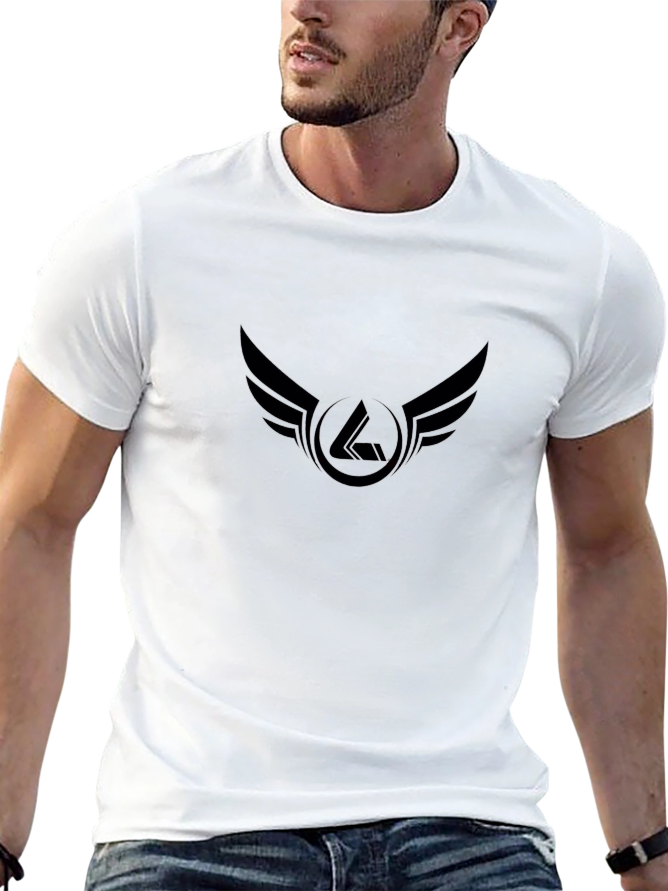 Winged Emblem Black T-Shirt