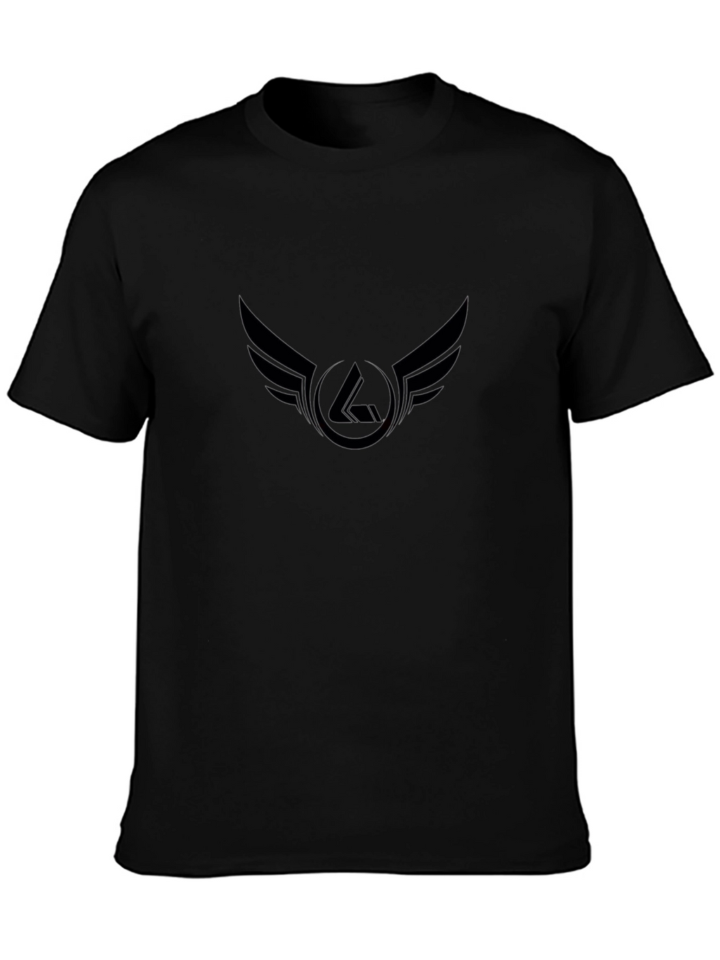 Winged Emblem Black T-Shirt