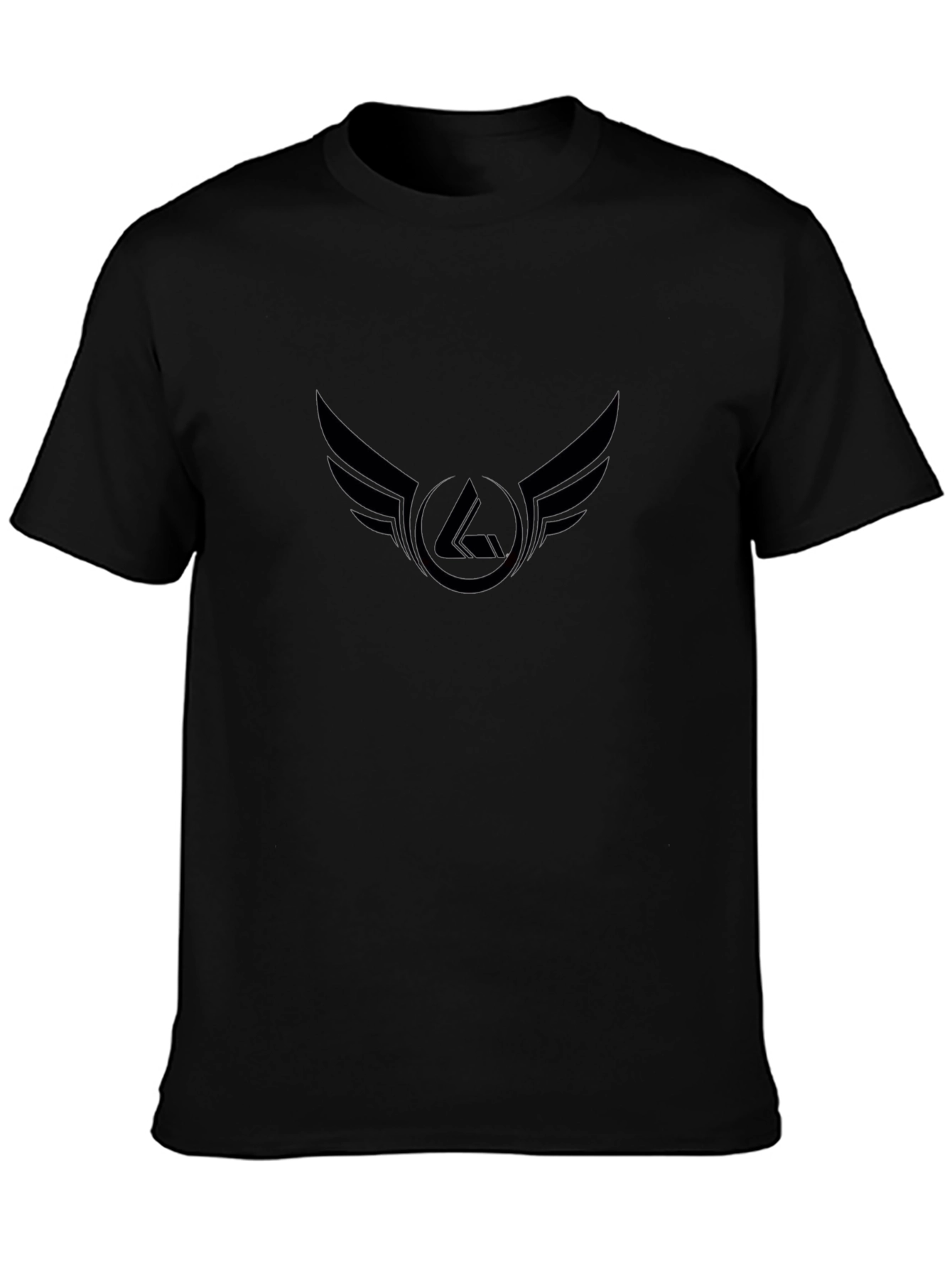 Winged Emblem Black T-Shirt