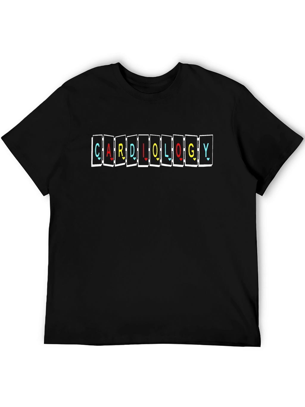 Cardiology Scrabbled T-Shirt - Doctor Nurse Medical
