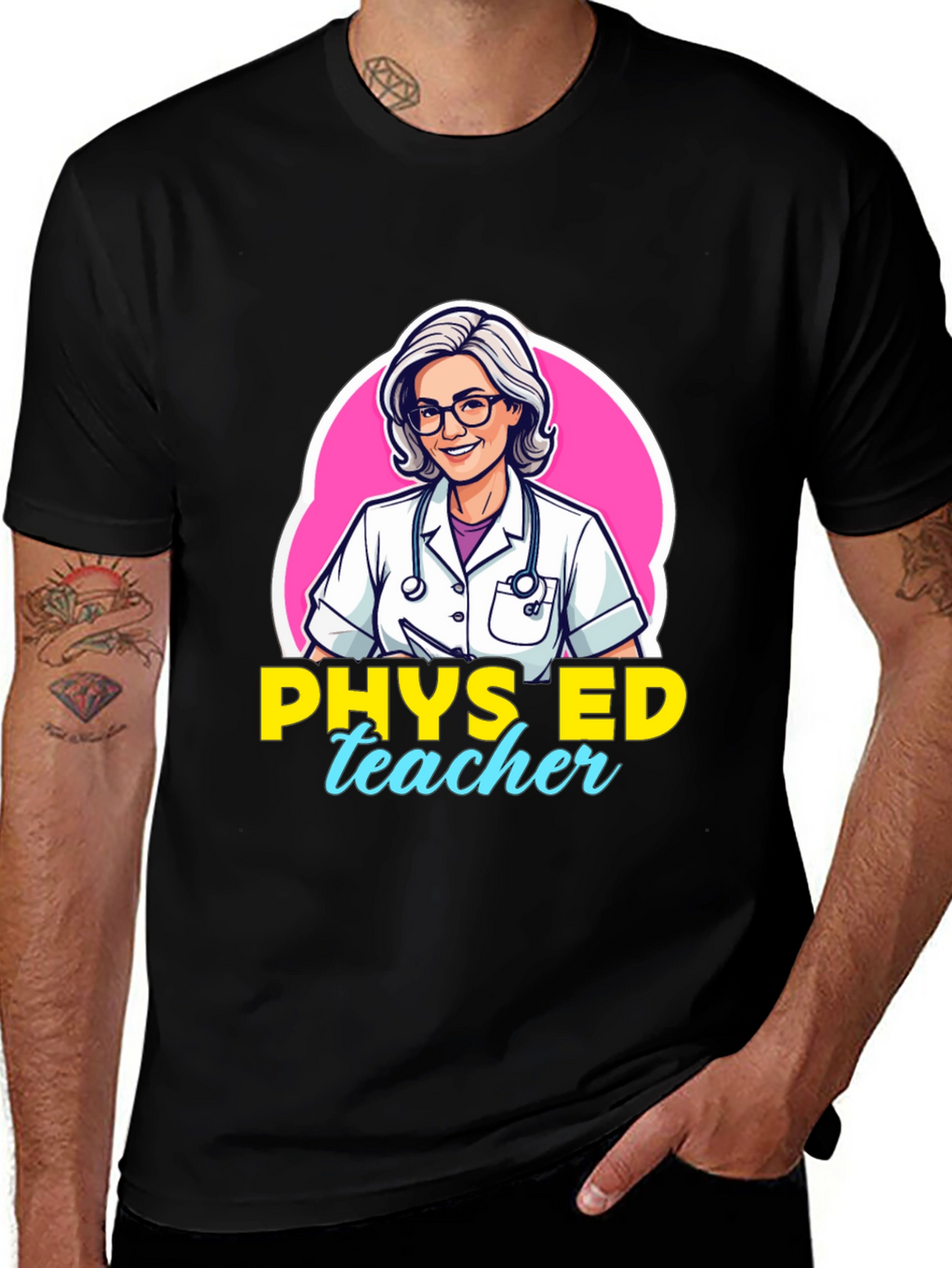 Phys Ed Teacher Graphic T-Shirt