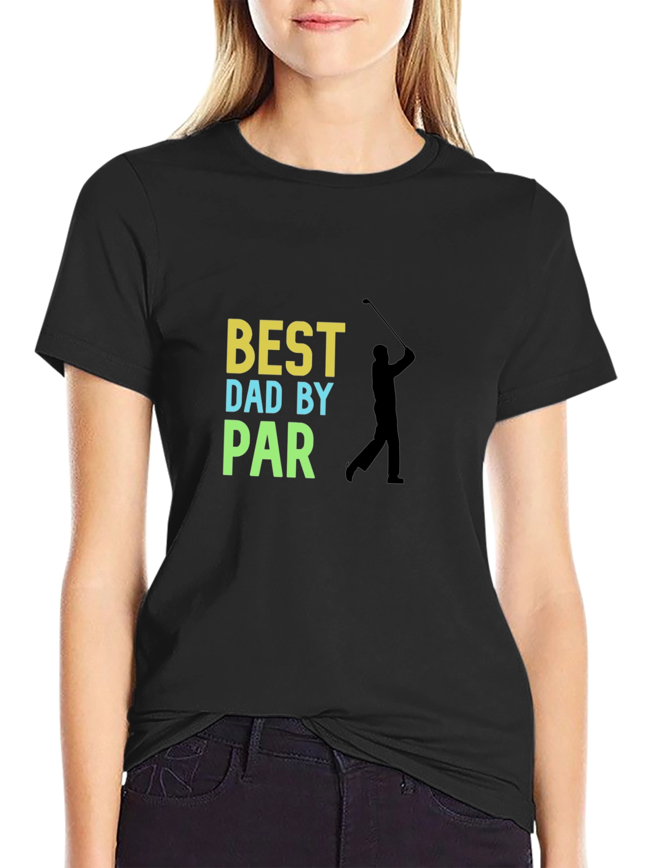 Best Dad By Par Golf T-Shirt - Gift for Golf Dad