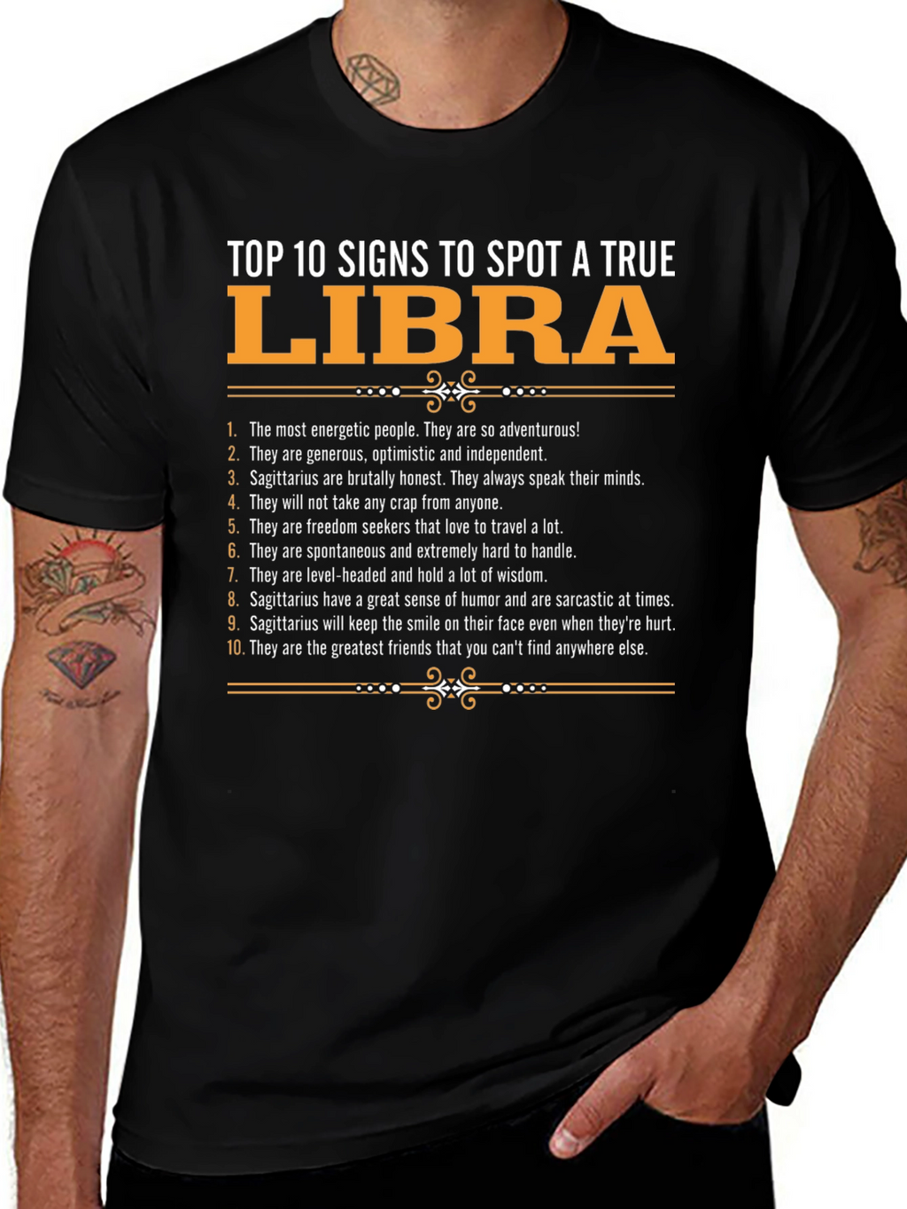 True Libra Zodiac Sign T-Shirt