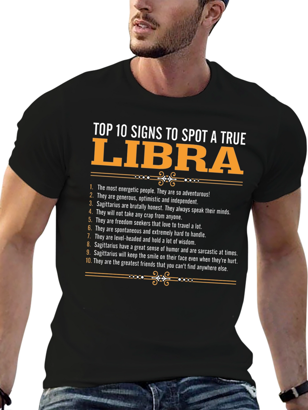 True Libra Zodiac Sign T-Shirt