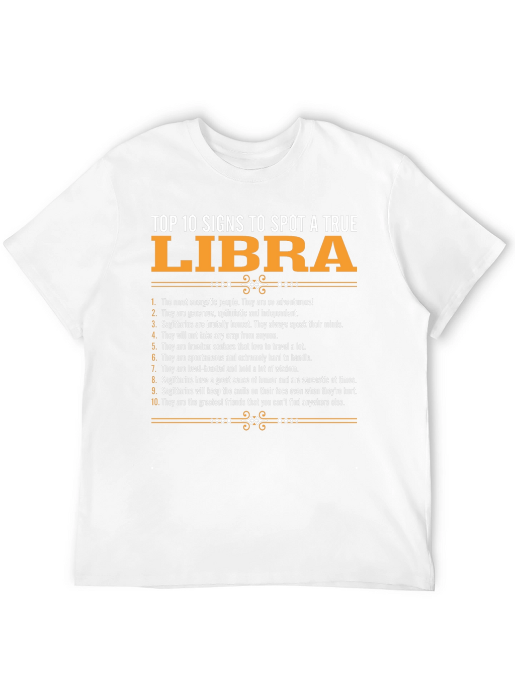 True Libra Zodiac Sign T-Shirt