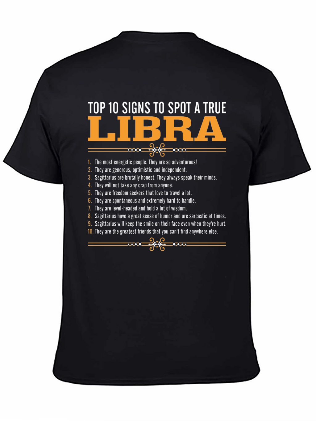 True Libra Zodiac Sign T-Shirt