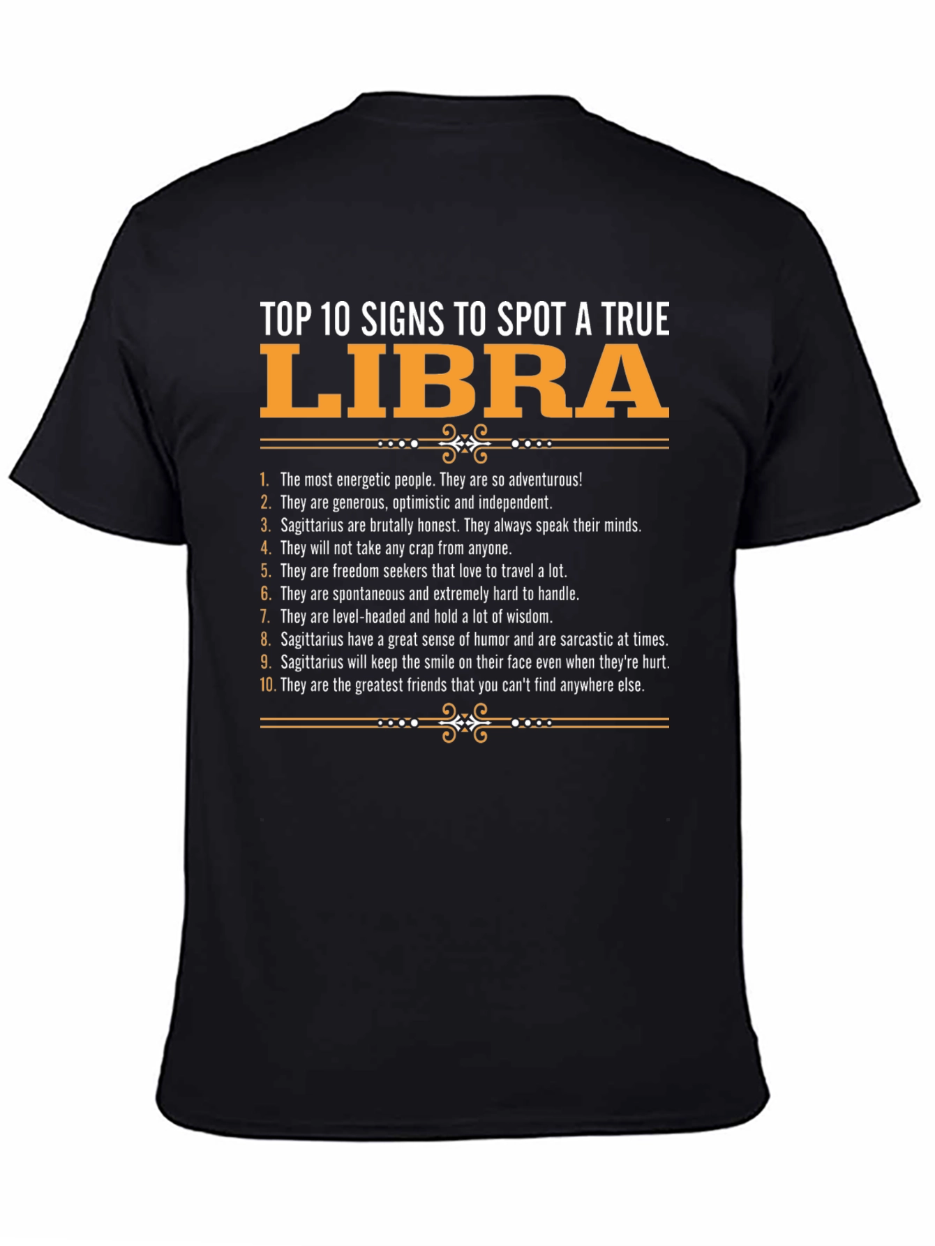 True Libra Zodiac Sign T-Shirt