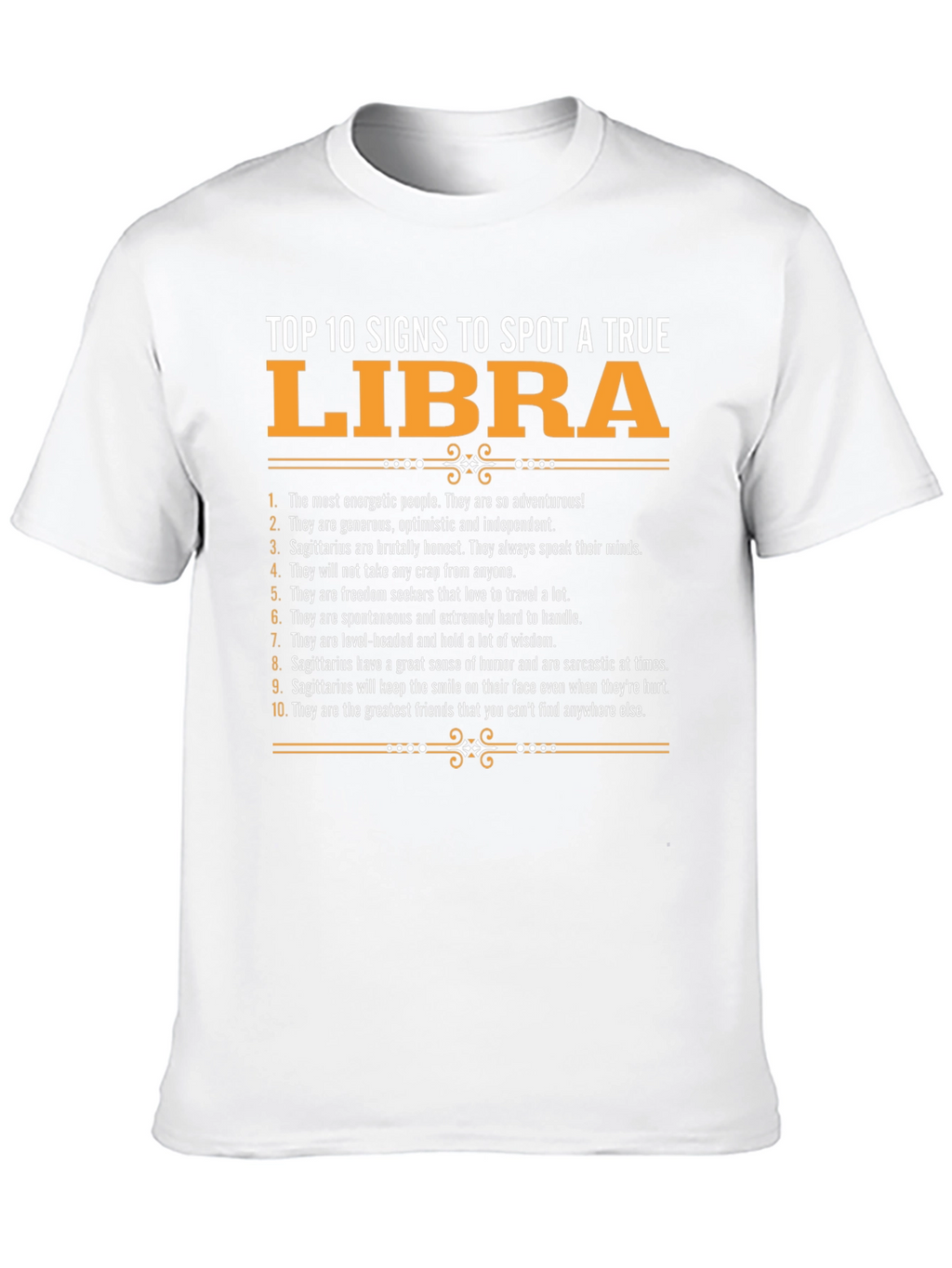 True Libra Zodiac Sign T-Shirt