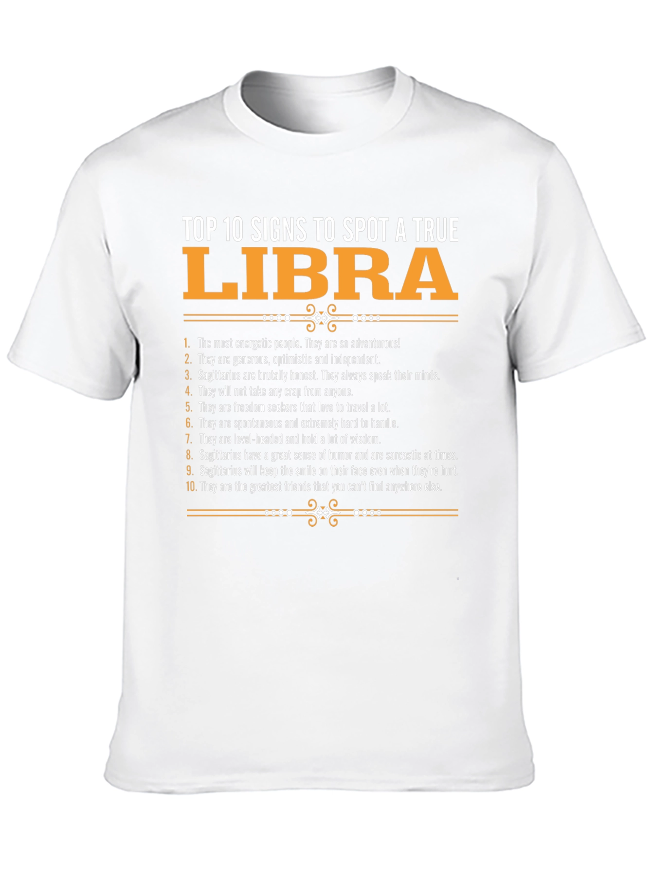 True Libra Zodiac Sign T-Shirt