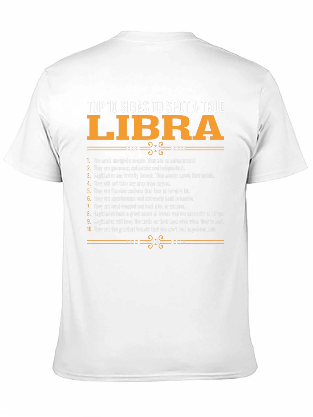 True Libra Zodiac Sign T-Shirt