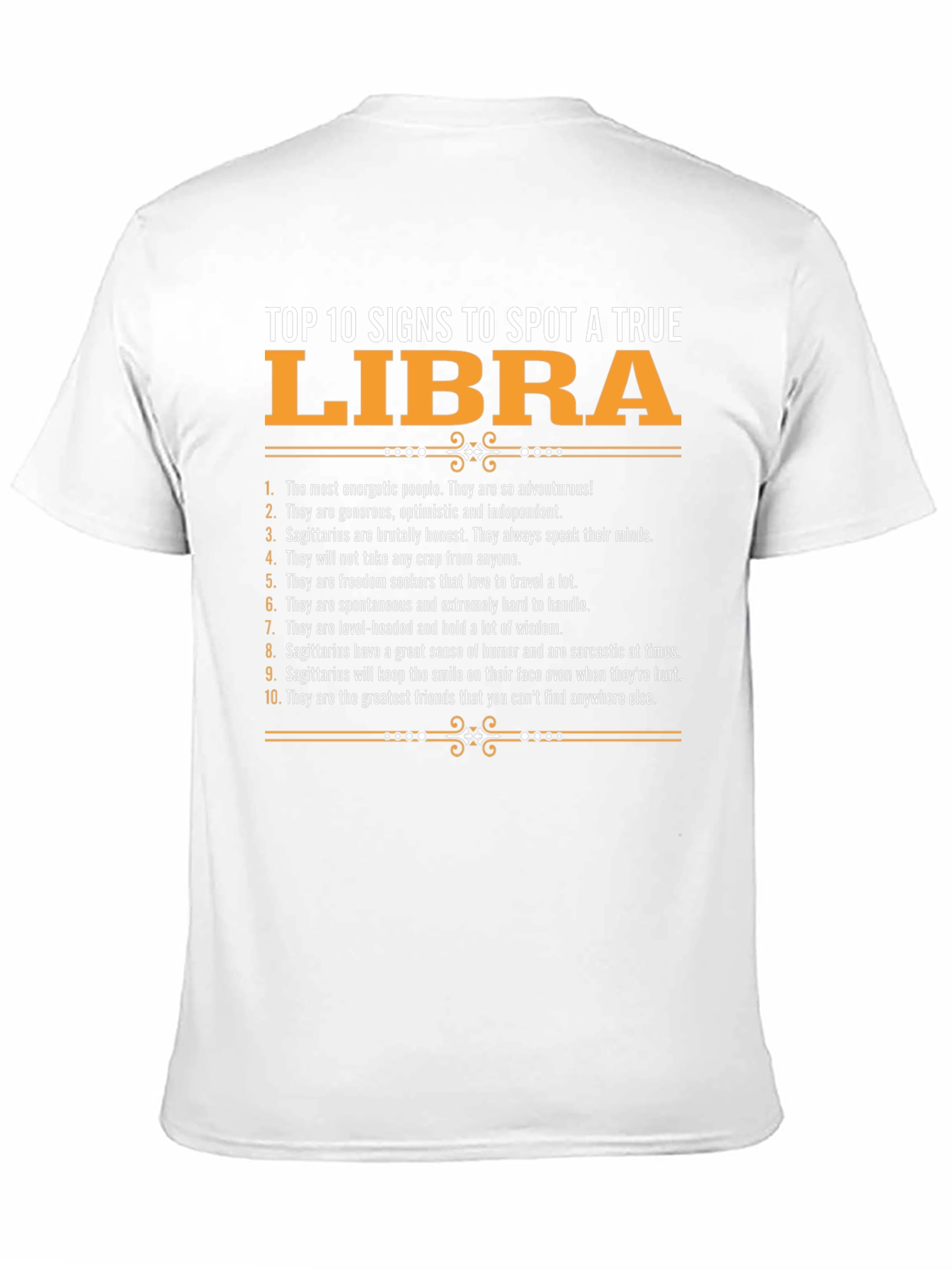 True Libra Zodiac Sign T-Shirt