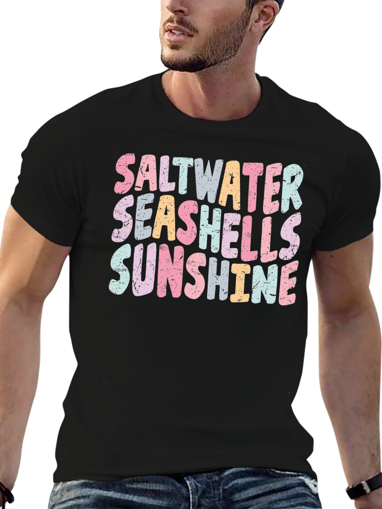 Saltwater Seashells Sunshine Graphic Tee