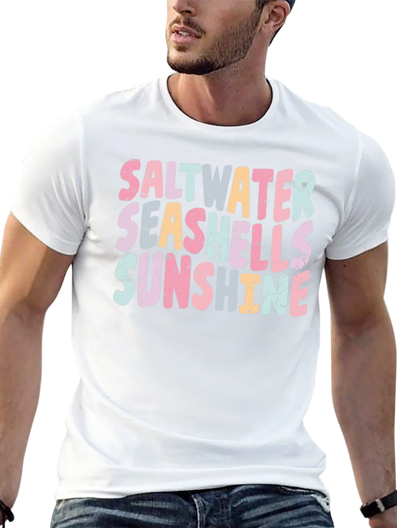 Saltwater Seashells Sunshine Graphic Tee