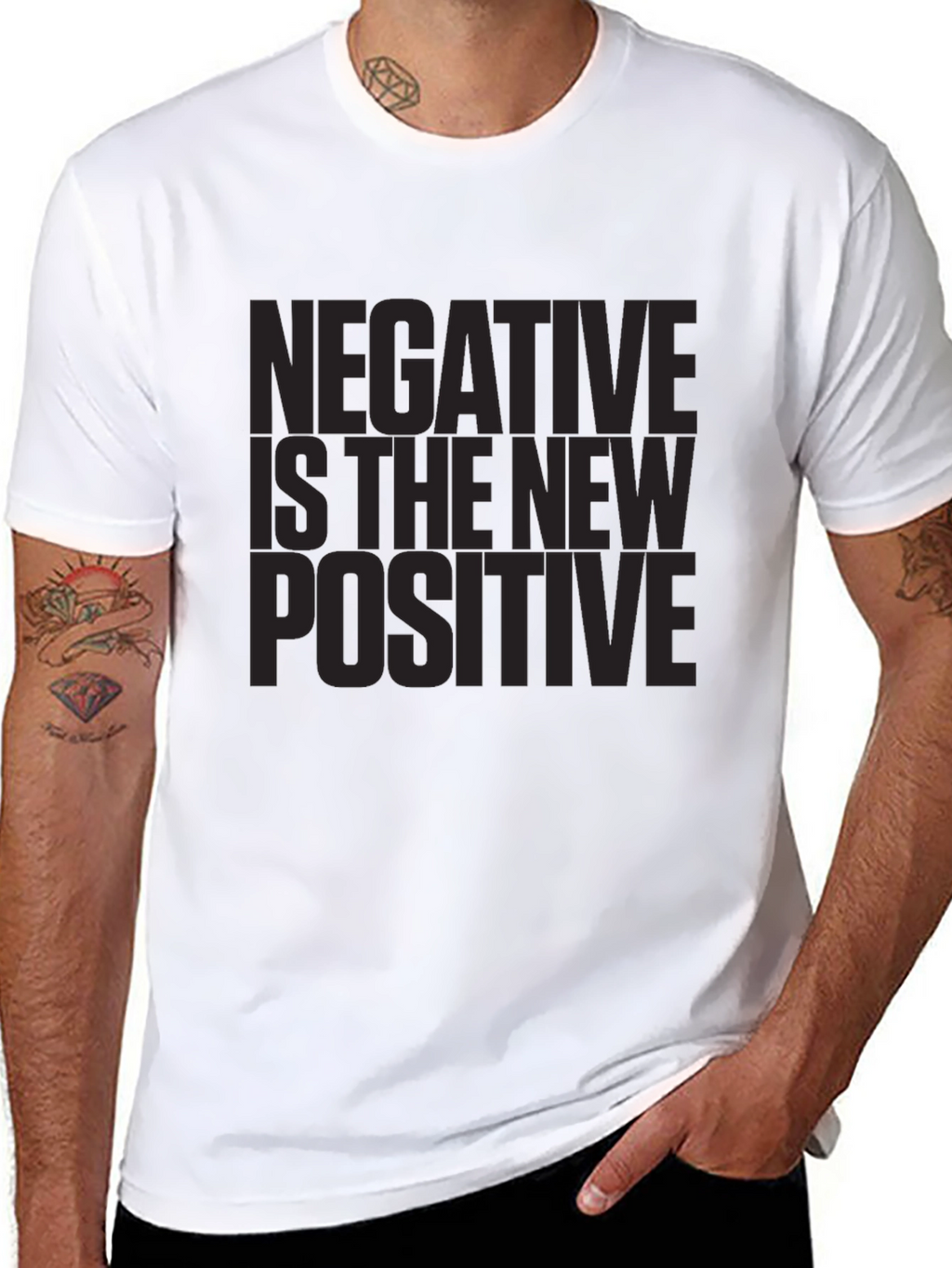 Negative Is The New Positive Graphic Tee