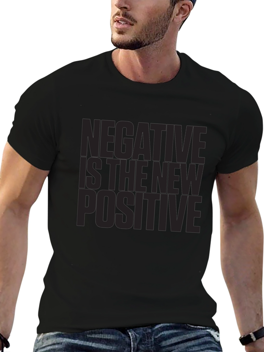 Negative Is The New Positive Graphic Tee
