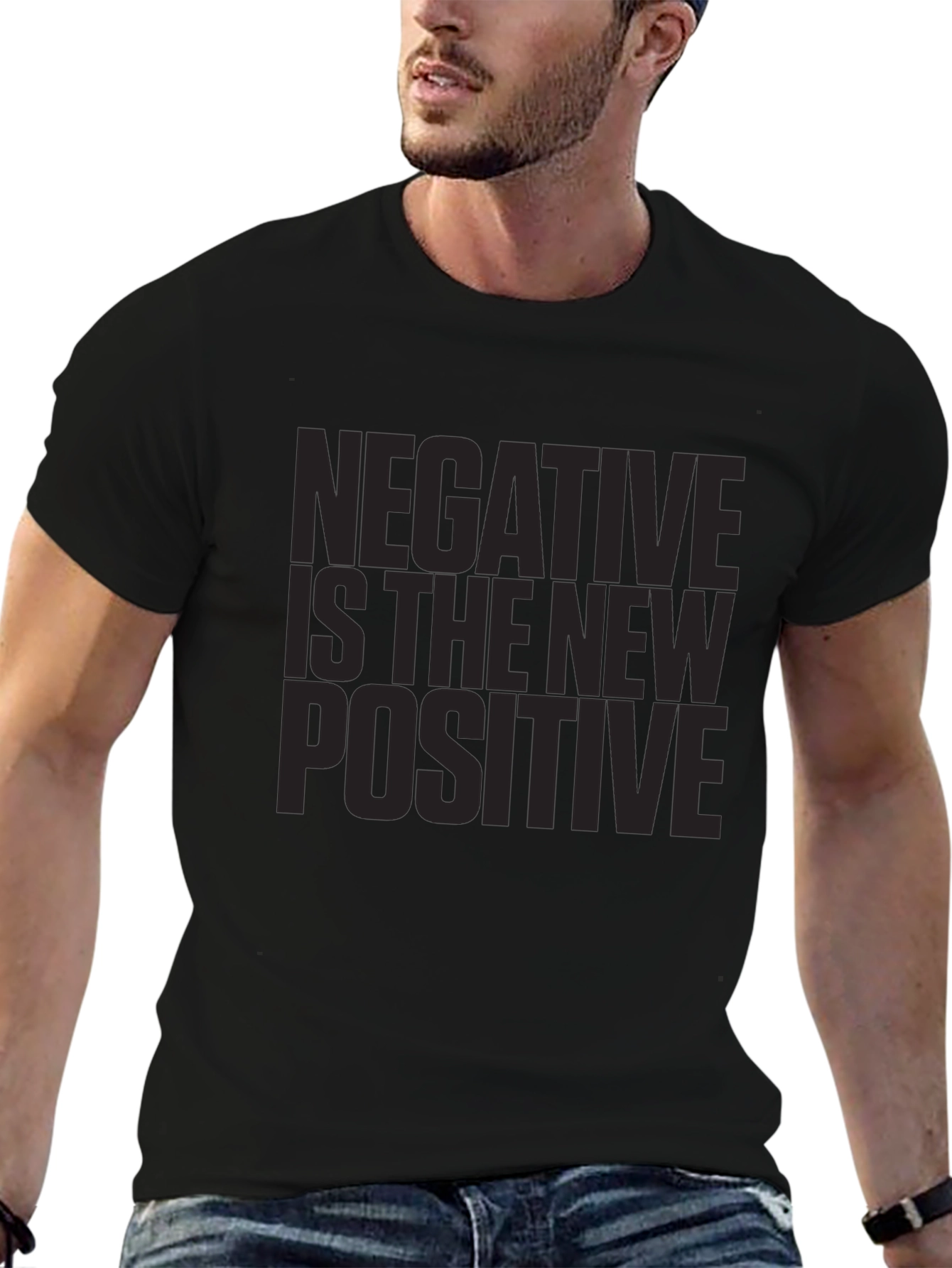 Negative Is The New Positive Graphic Tee