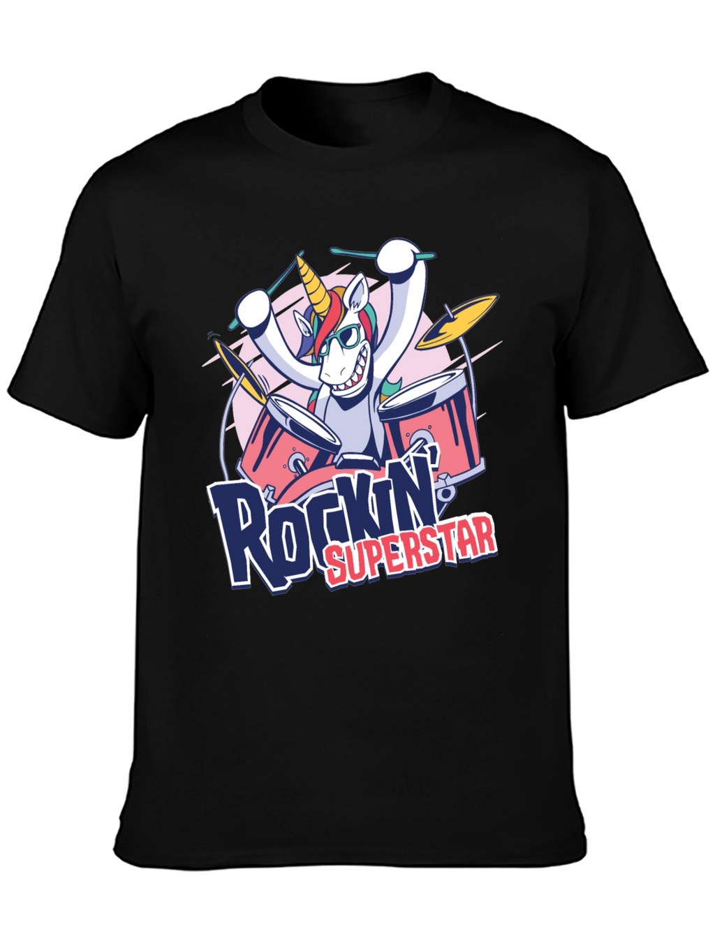 Rockin Superstar Unicorn T-Shirt