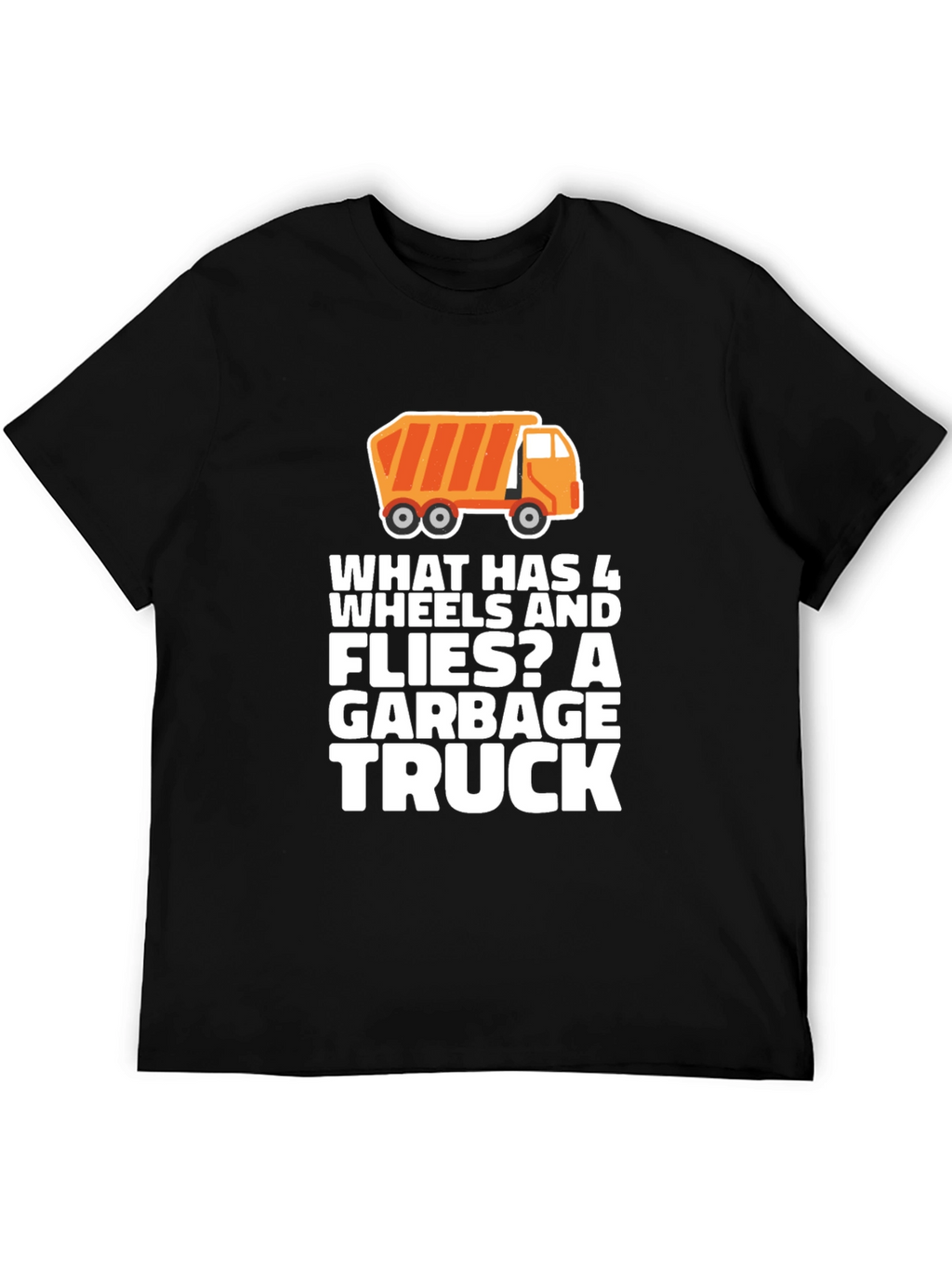 Garbage Truck Riddle T-Shirt Funny Joke Tee