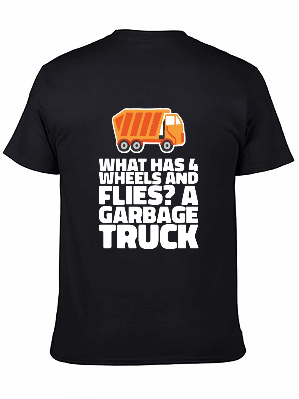 Garbage Truck Riddle T-Shirt Funny Joke Tee