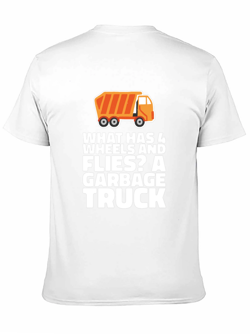 Garbage Truck Riddle T-Shirt Funny Joke Tee