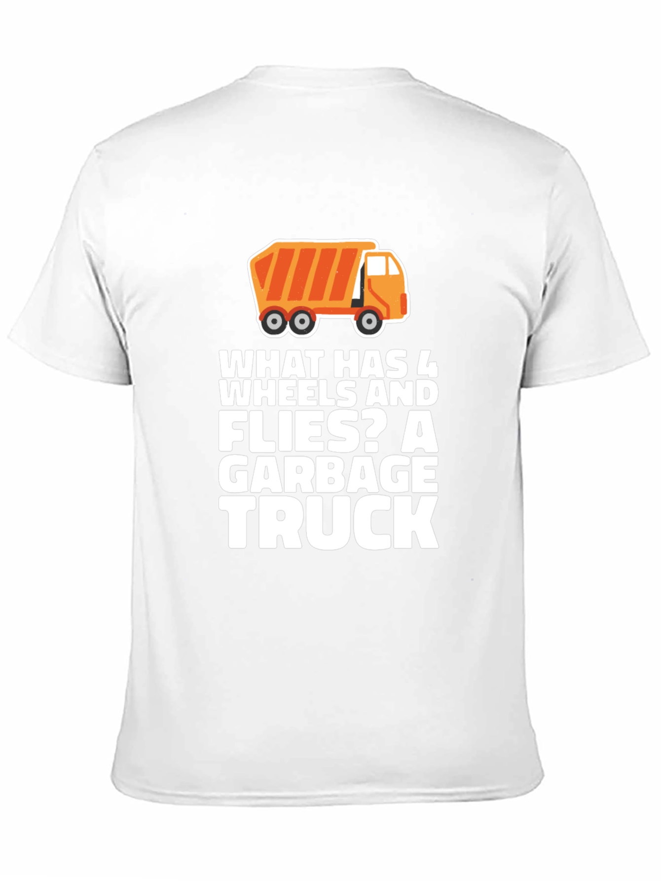 Garbage Truck Riddle T-Shirt Funny Joke Tee
