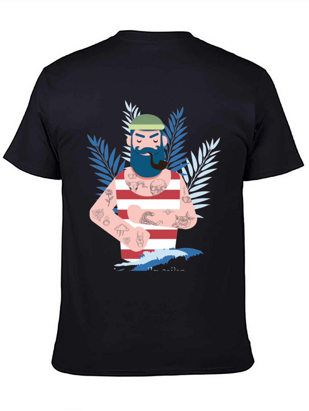 Nautical Sailor Tattoo T-Shirt - Bold Graphic Tee