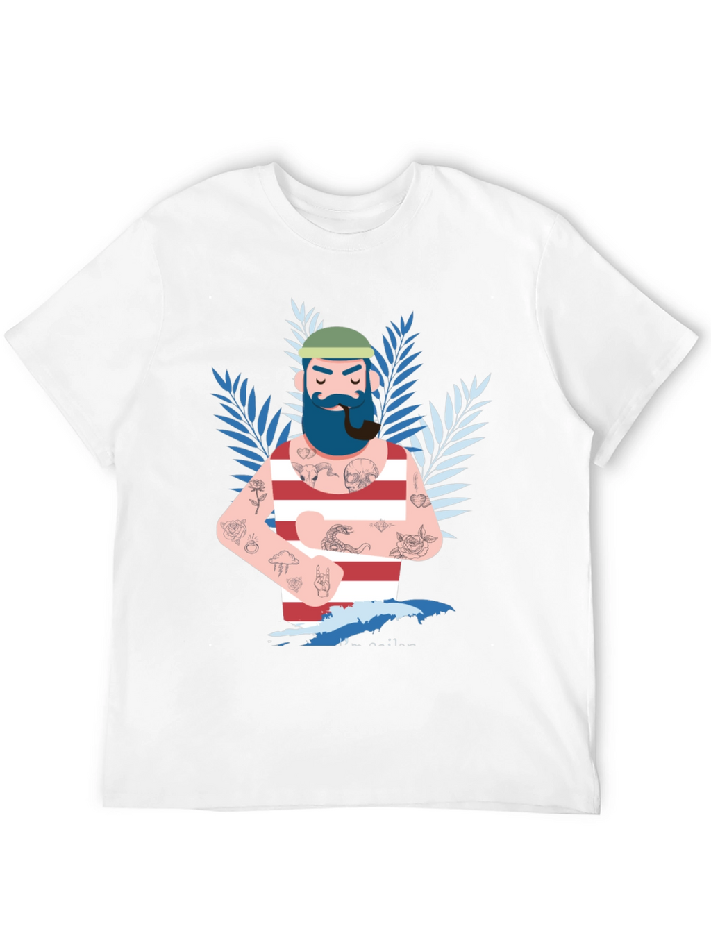 Nautical Sailor Tattoo T-Shirt - Bold Graphic Tee