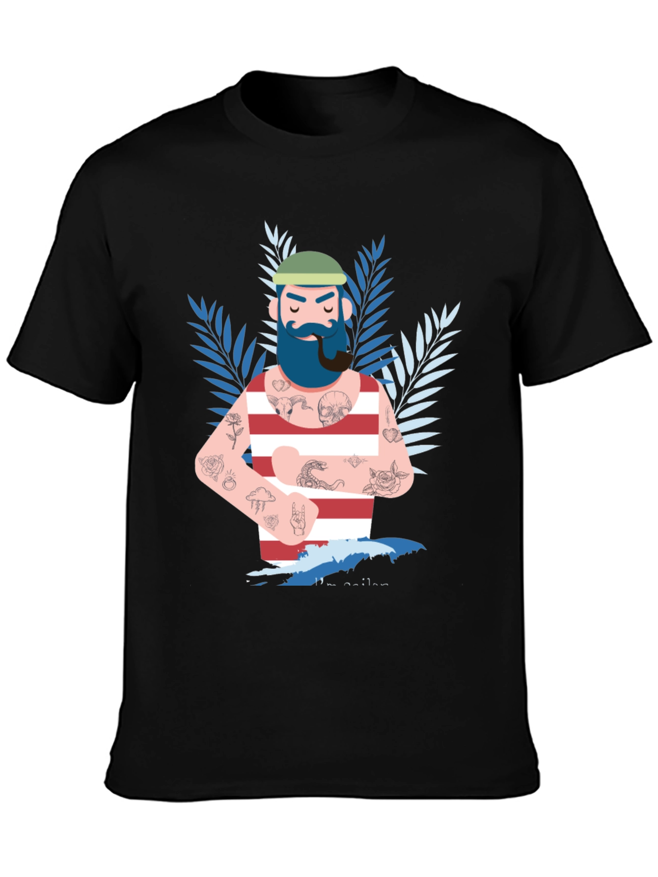 Nautical Sailor Tattoo T-Shirt - Bold Graphic Tee