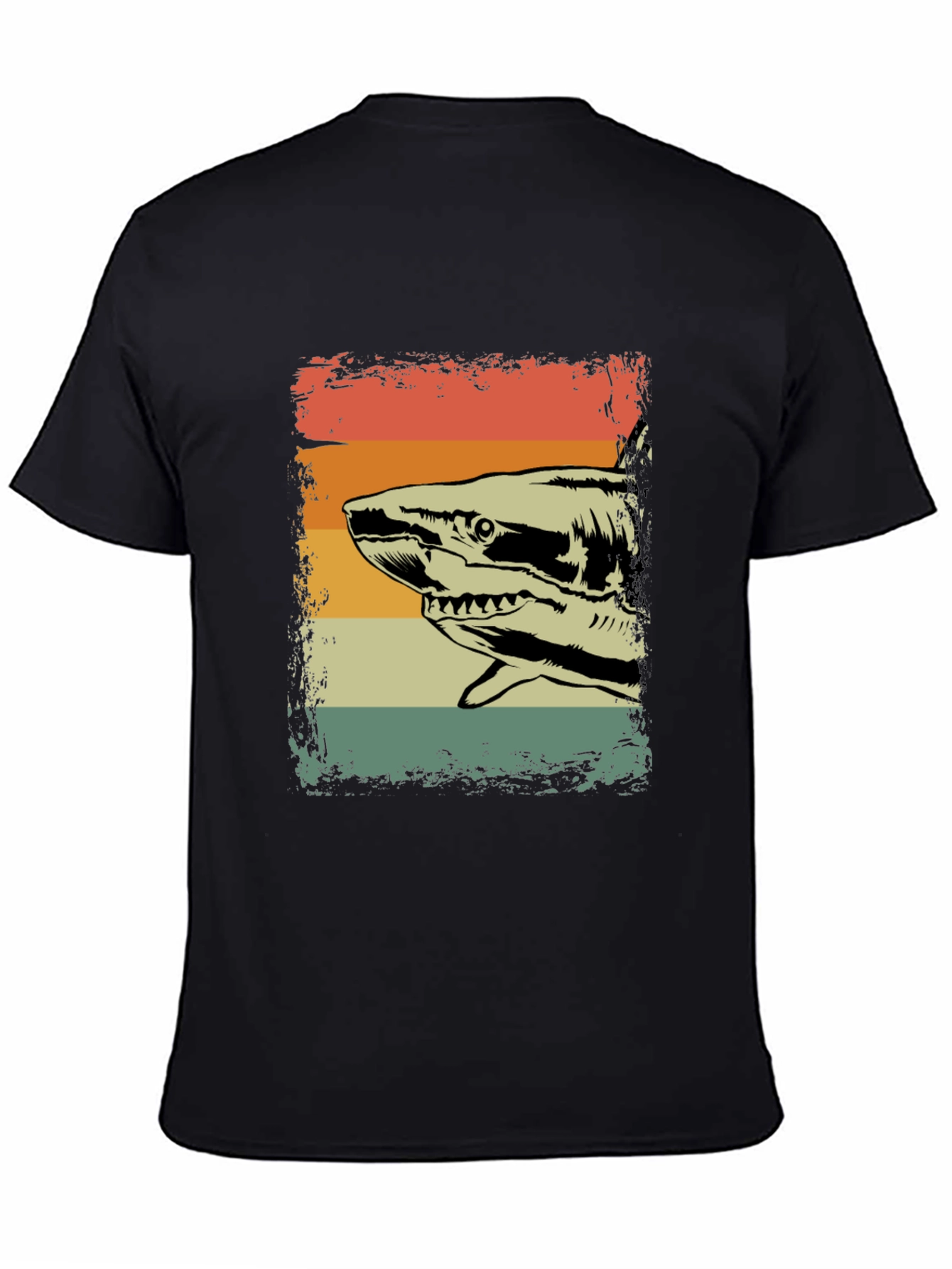 Vintage Shark Graphic Tee - Retro Style