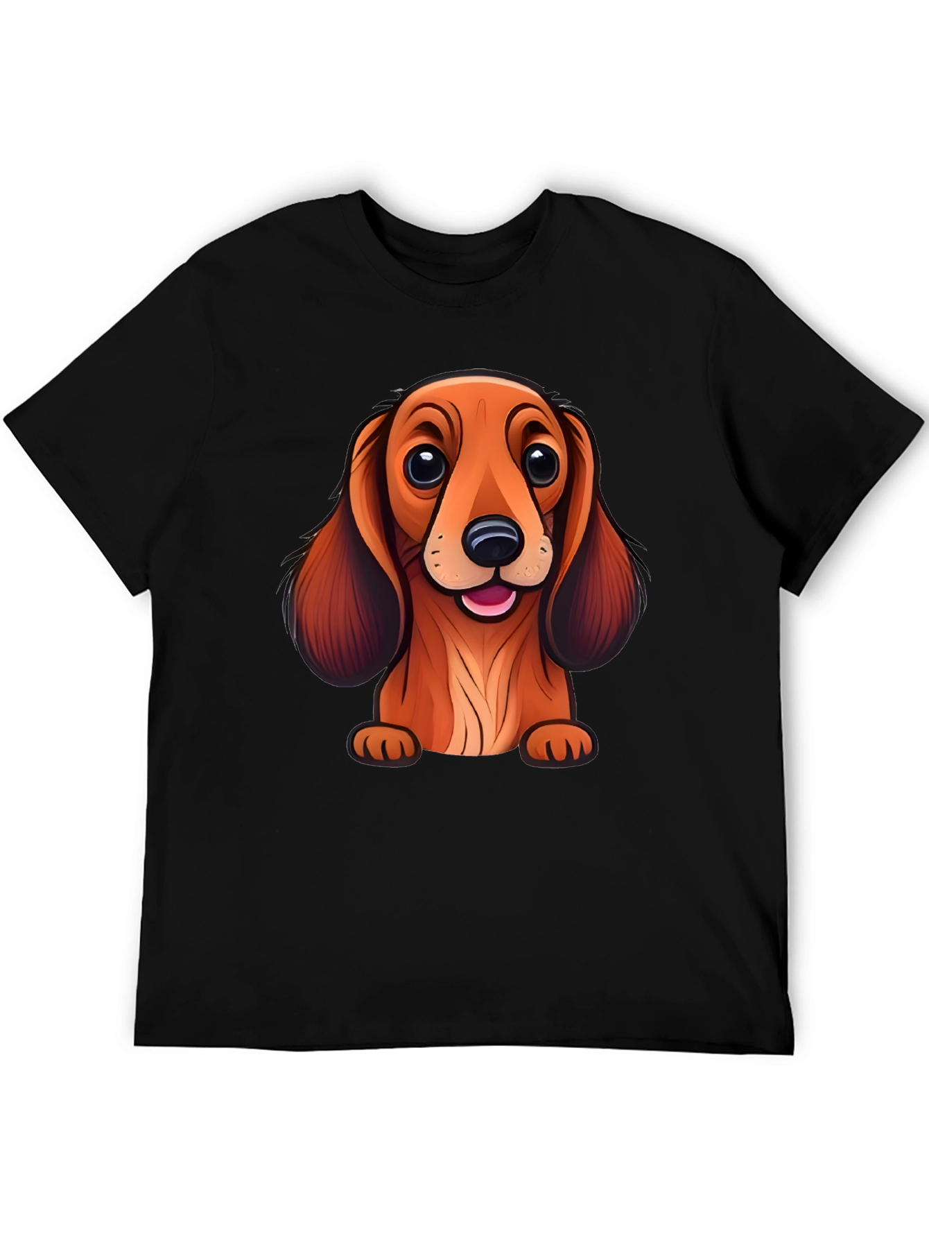 Cute Dachshund Cartoon T-Shirt