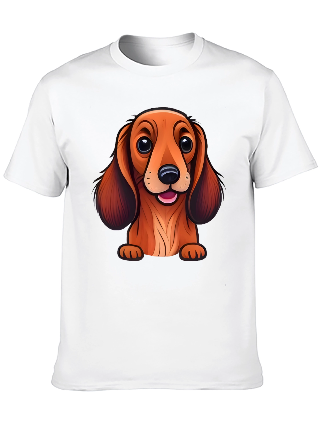 Cute Dachshund Cartoon T-Shirt