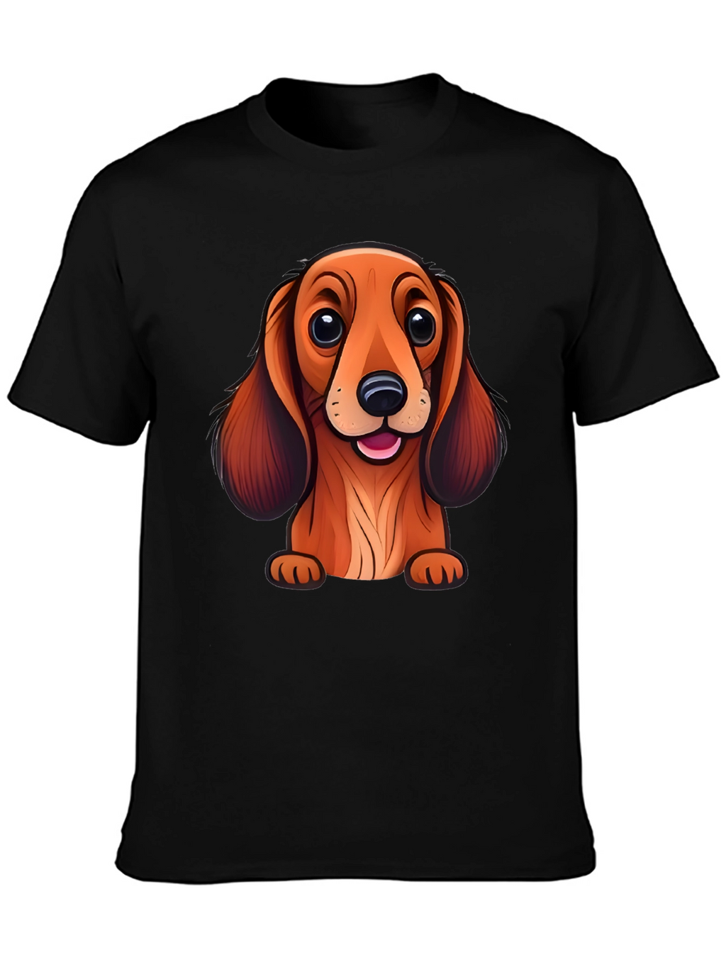 Cute Dachshund Cartoon T-Shirt