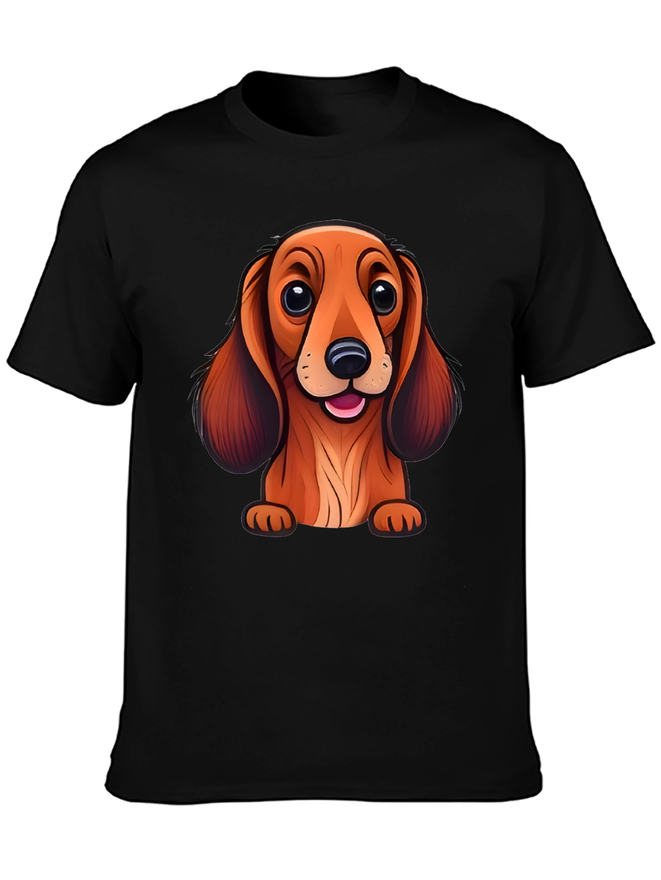 Cute Dachshund Cartoon T-Shirt