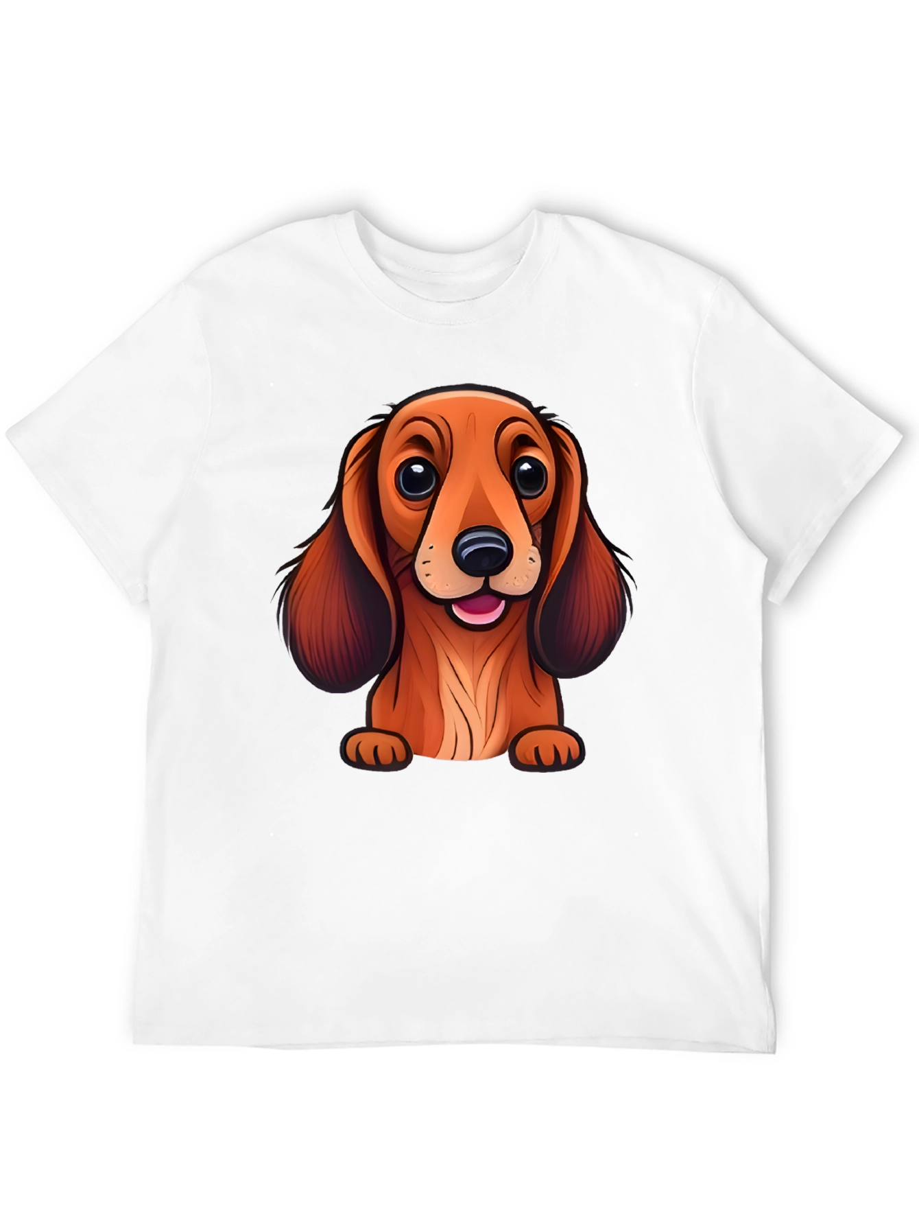 Cute Dachshund Cartoon T-Shirt