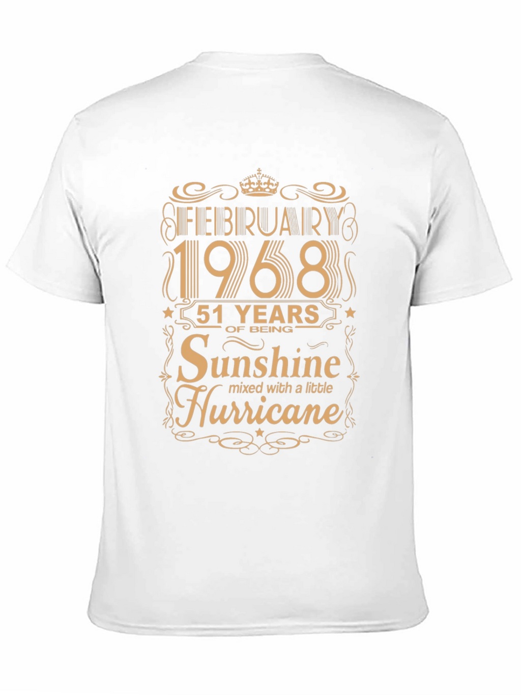 February 1968 51st Birthday Sunshine Hurricane T-Shirt