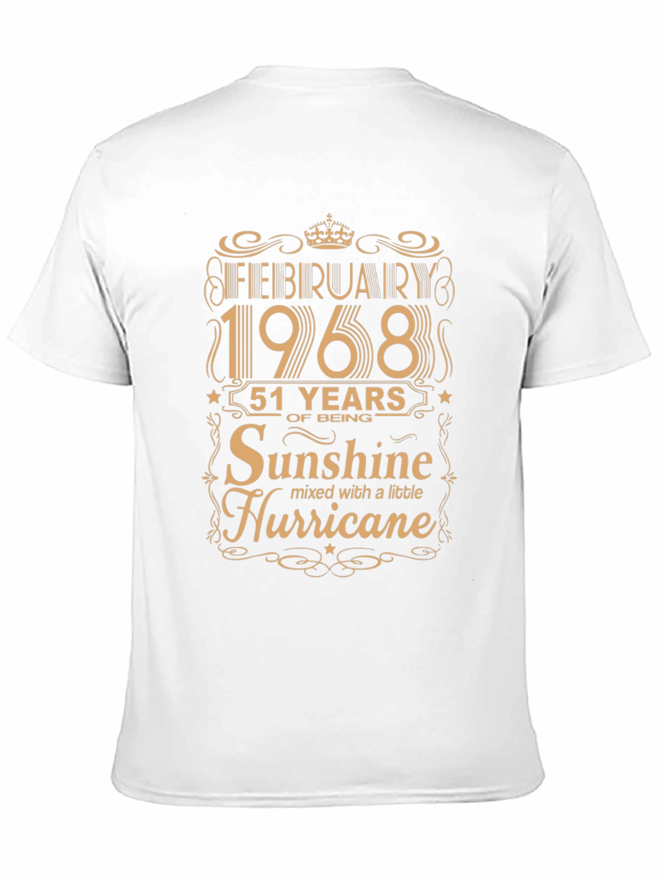 February 1968 51st Birthday Sunshine Hurricane T-Shirt